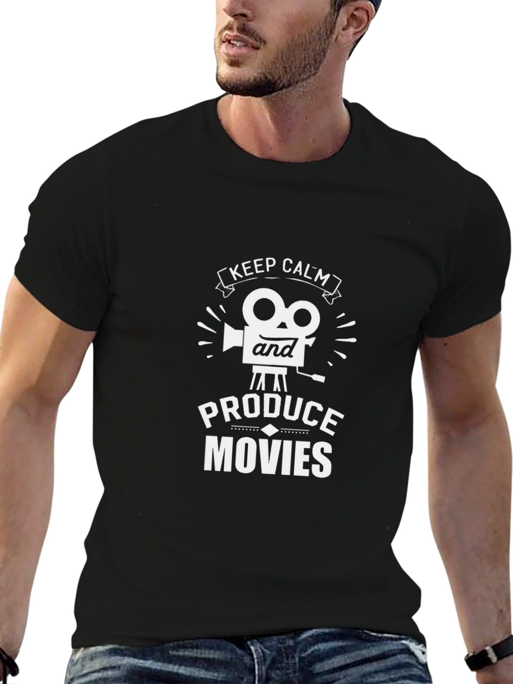 Keep Calm and Produce Movies T-Shirt