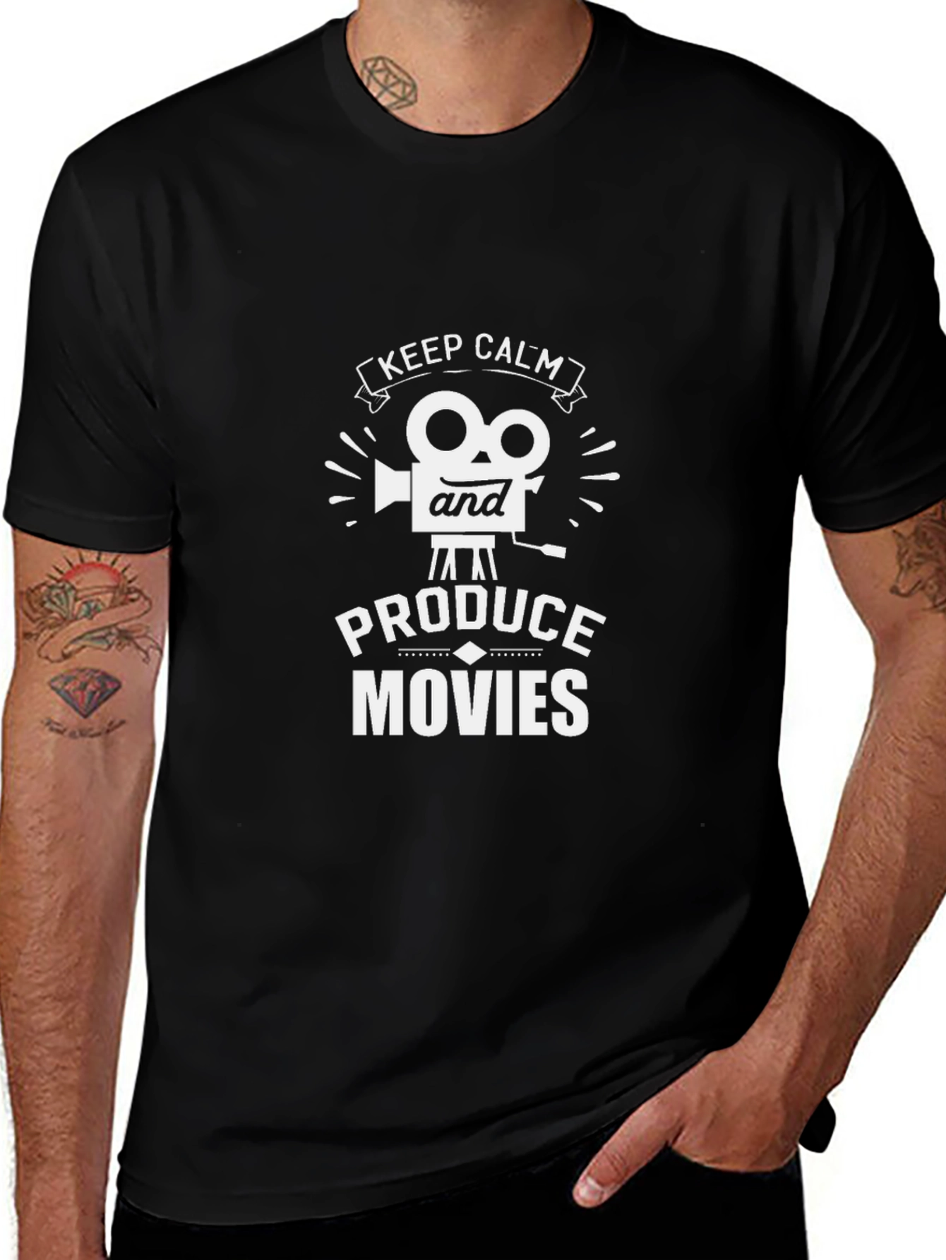 Keep Calm and Produce Movies T-Shirt