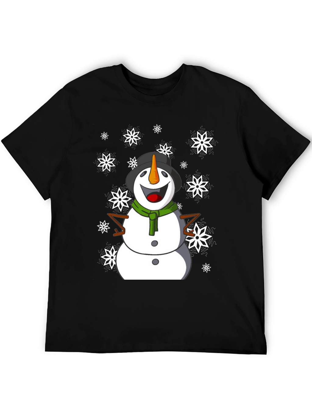 Festive Snowman Graphic Tee