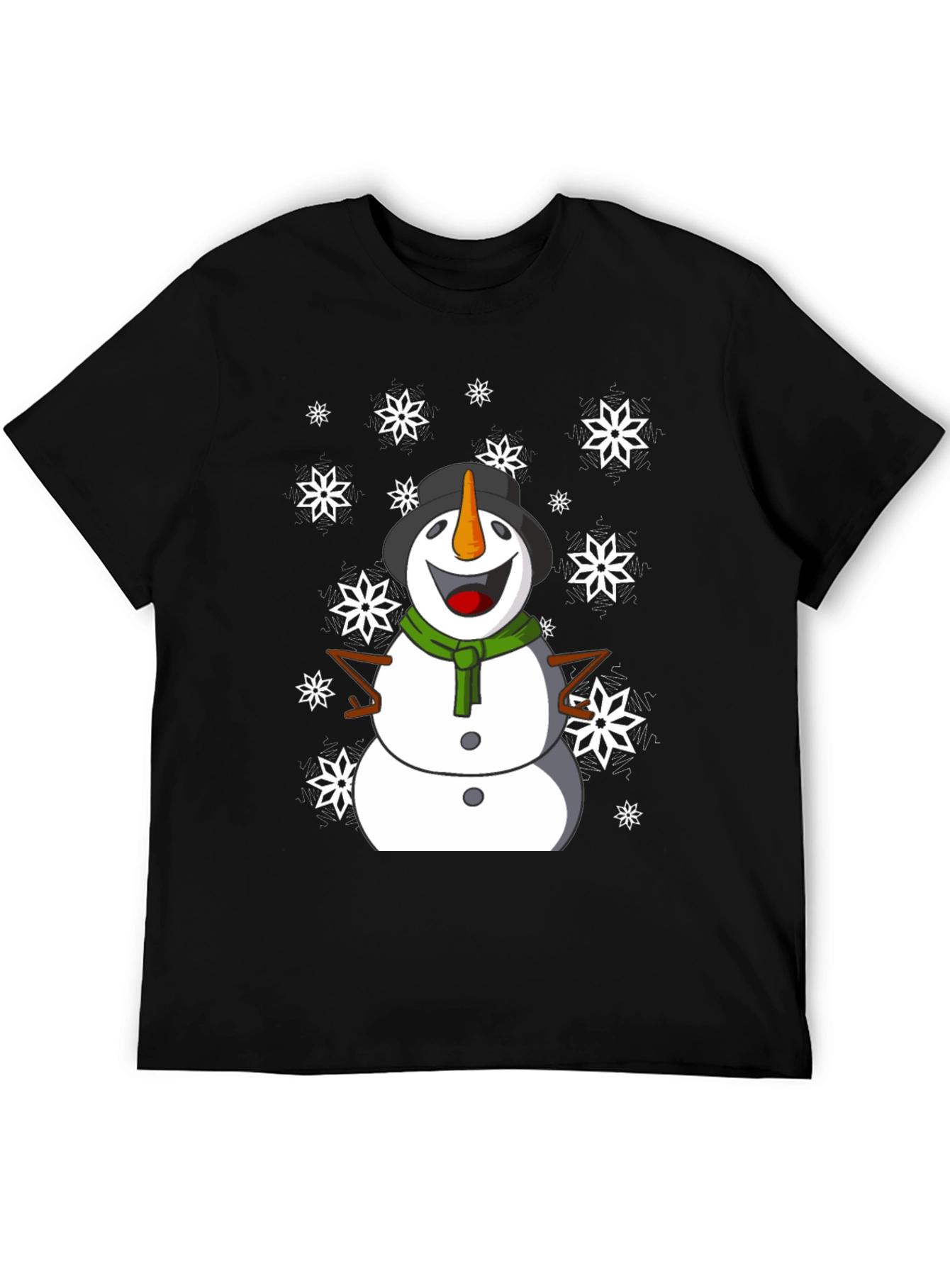 Festive Snowman Graphic Tee