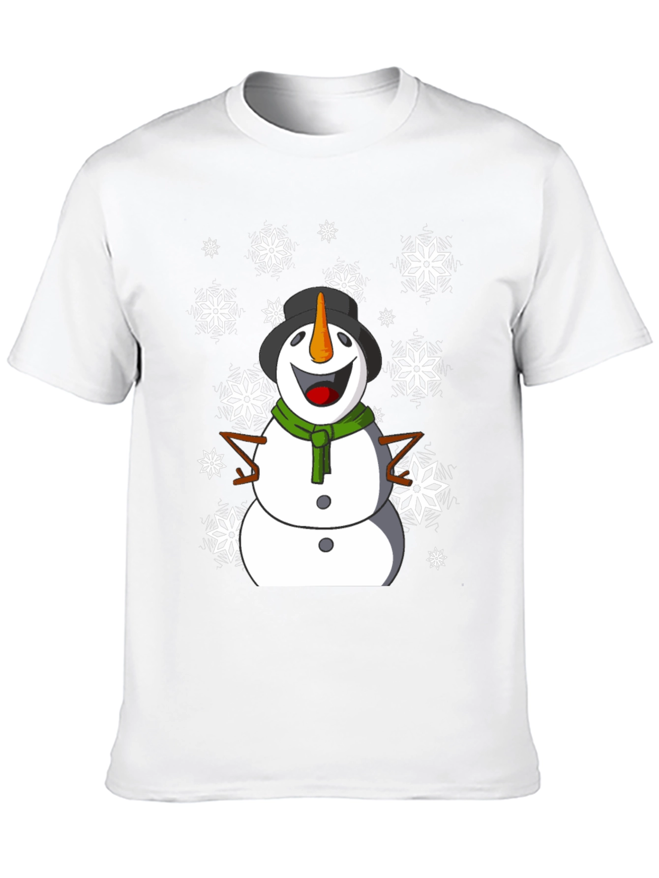 Festive Snowman Graphic Tee