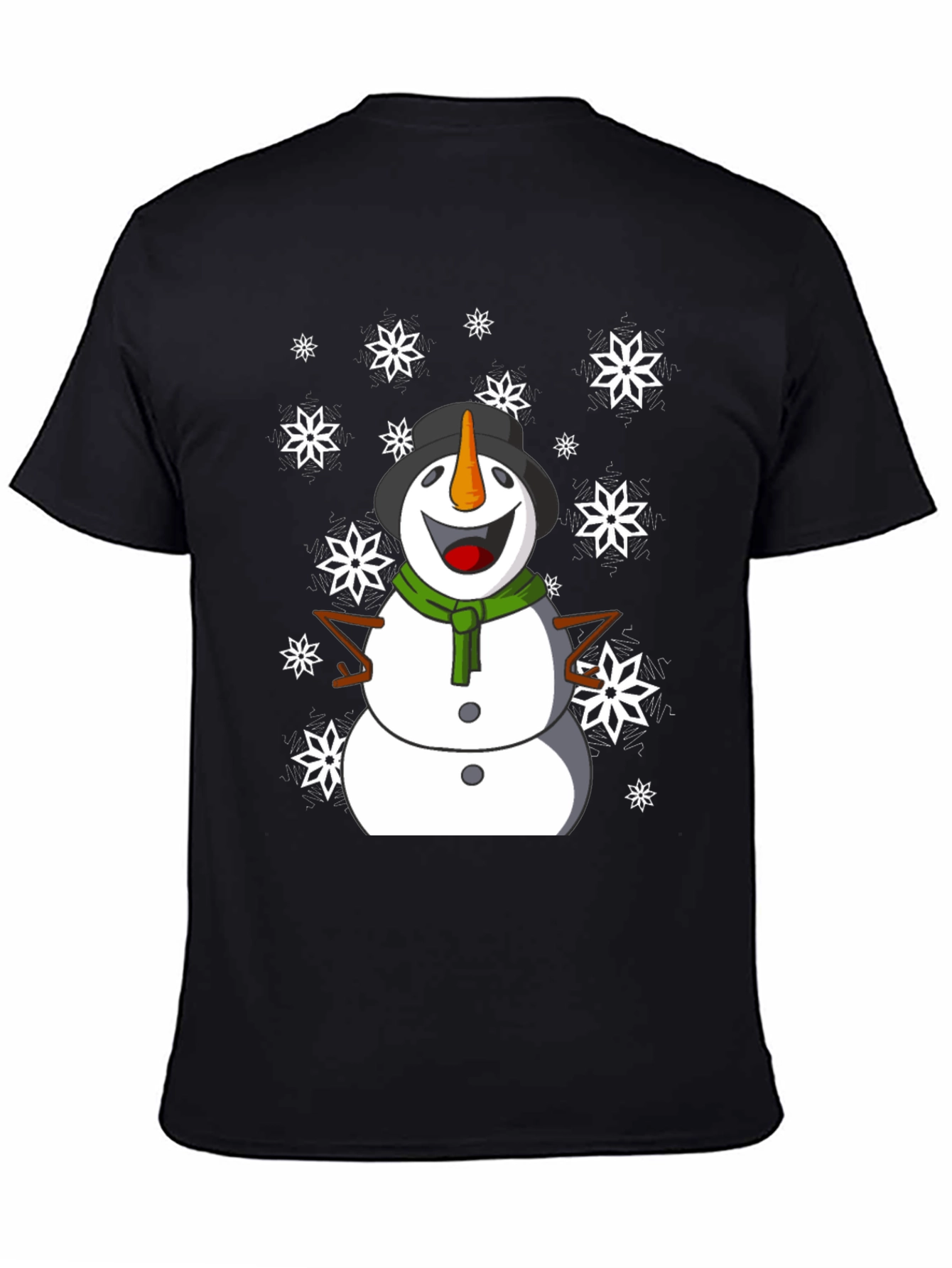 Festive Snowman Graphic Tee