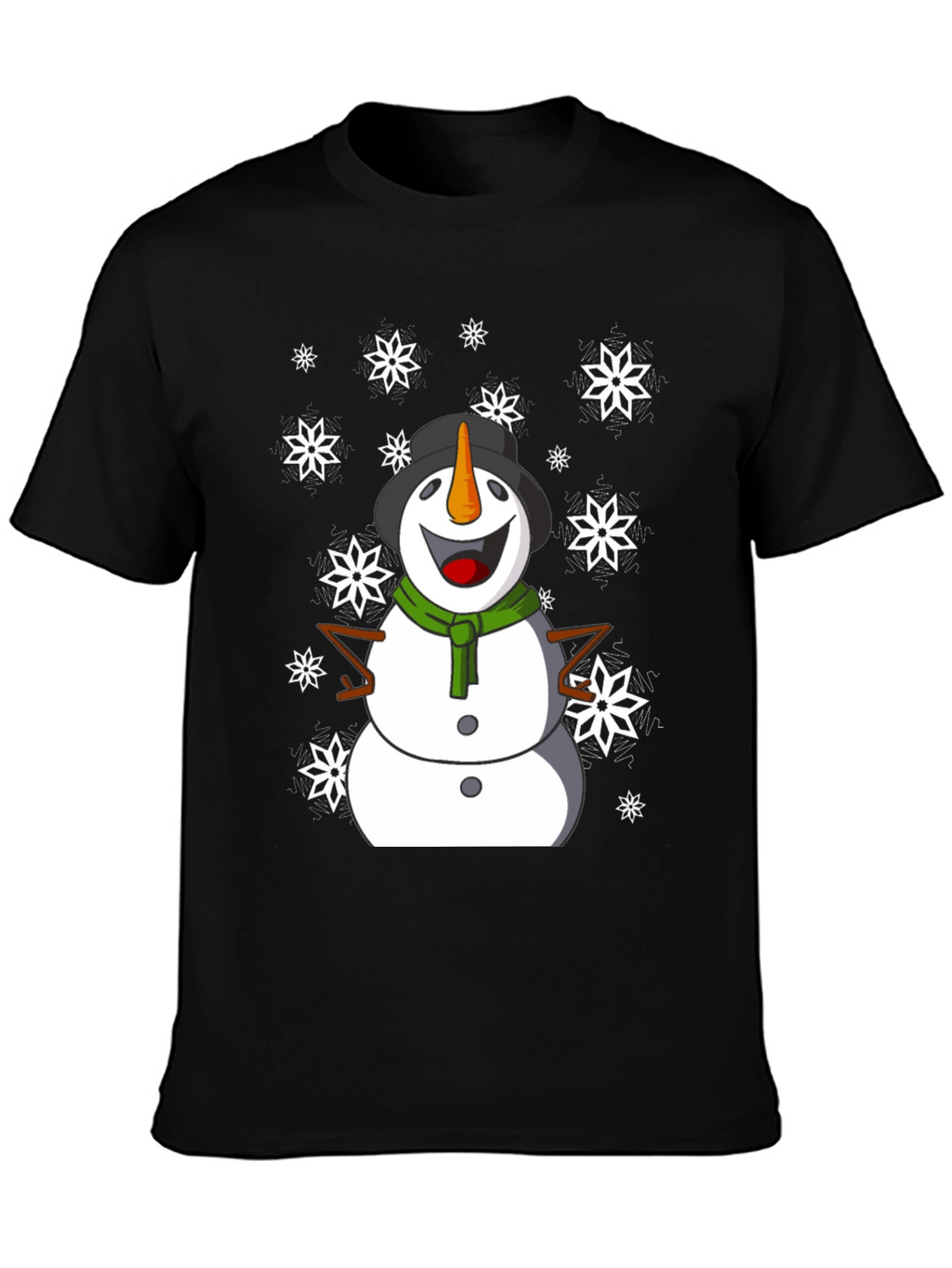 Festive Snowman Graphic Tee
