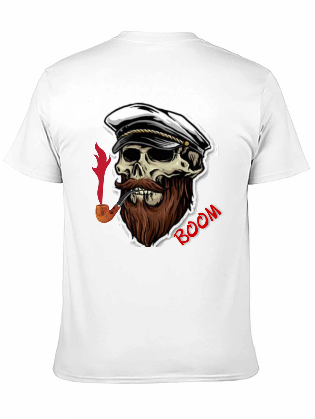 Skull Captain Boom Graphic T-Shirt