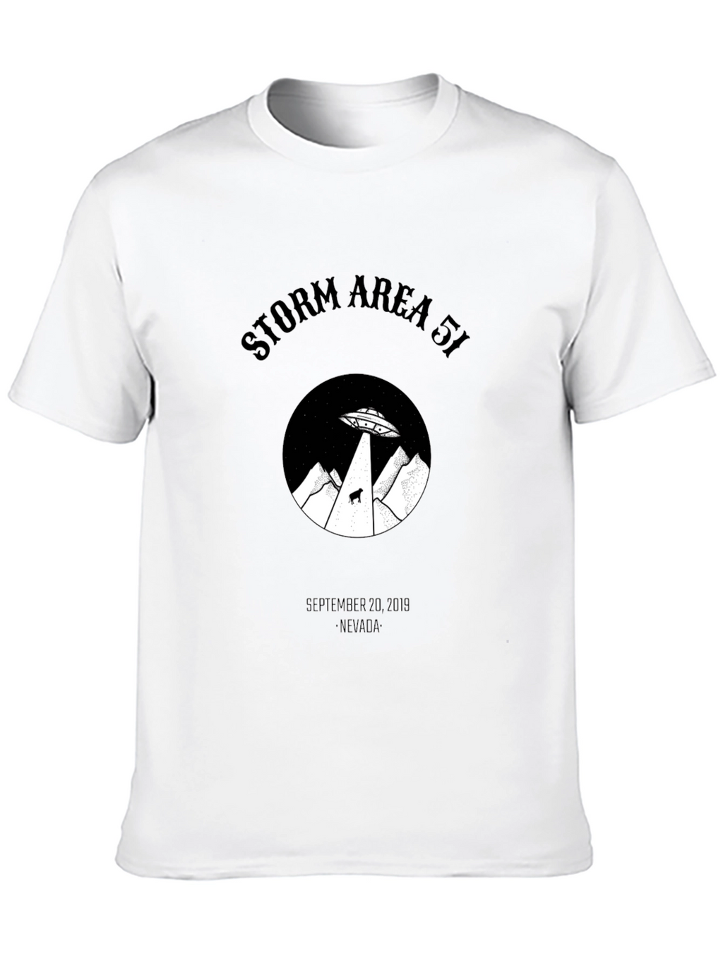 Storm Area 51 Black Graphic Tee