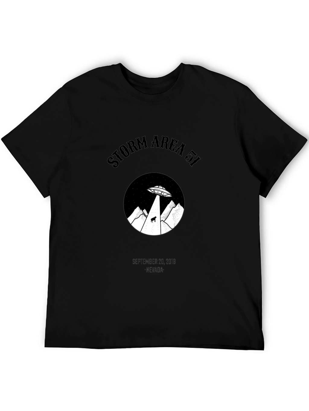 Storm Area 51 Black Graphic Tee