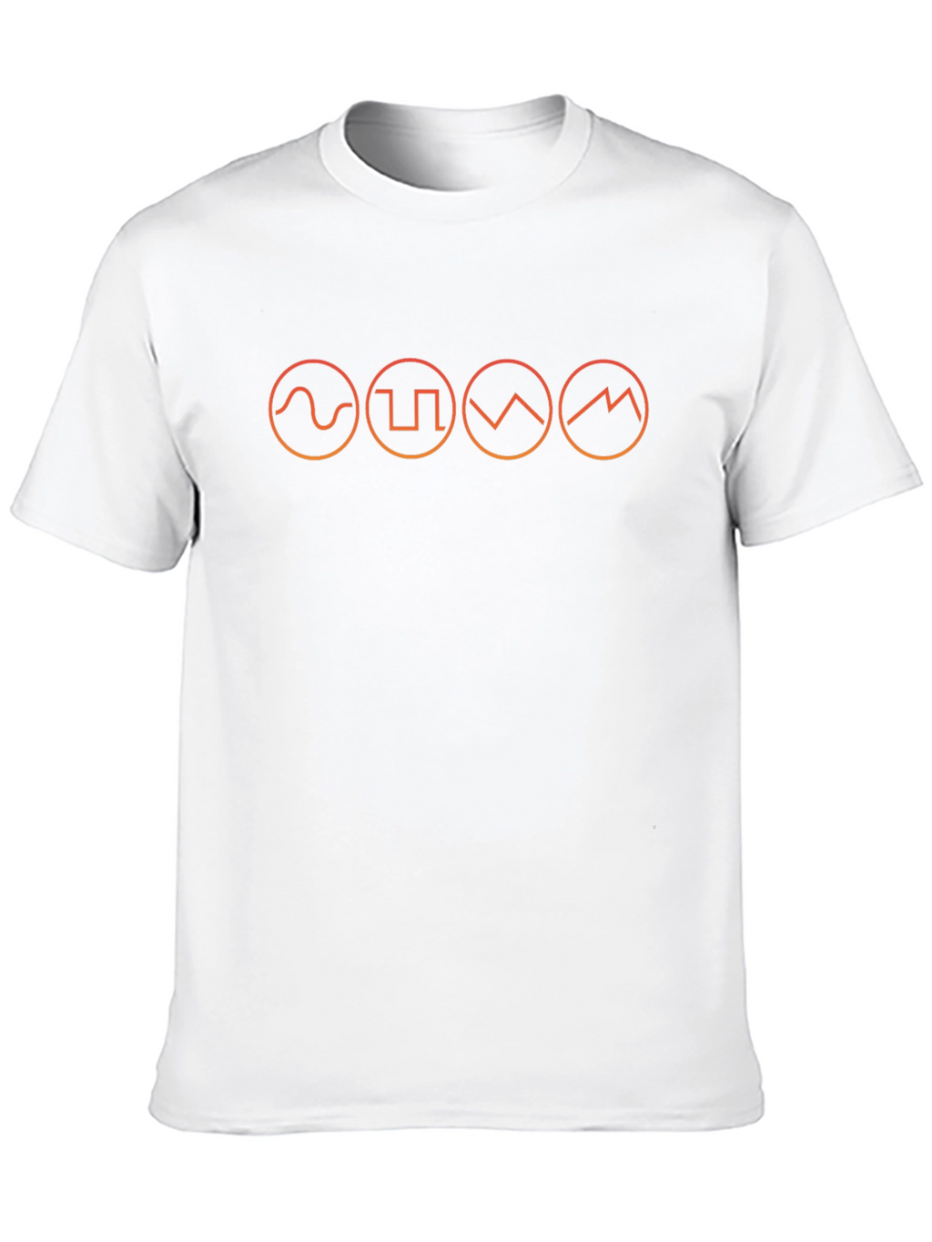 Signal Wave Graphic Tee - Modern Synth T-Shirt