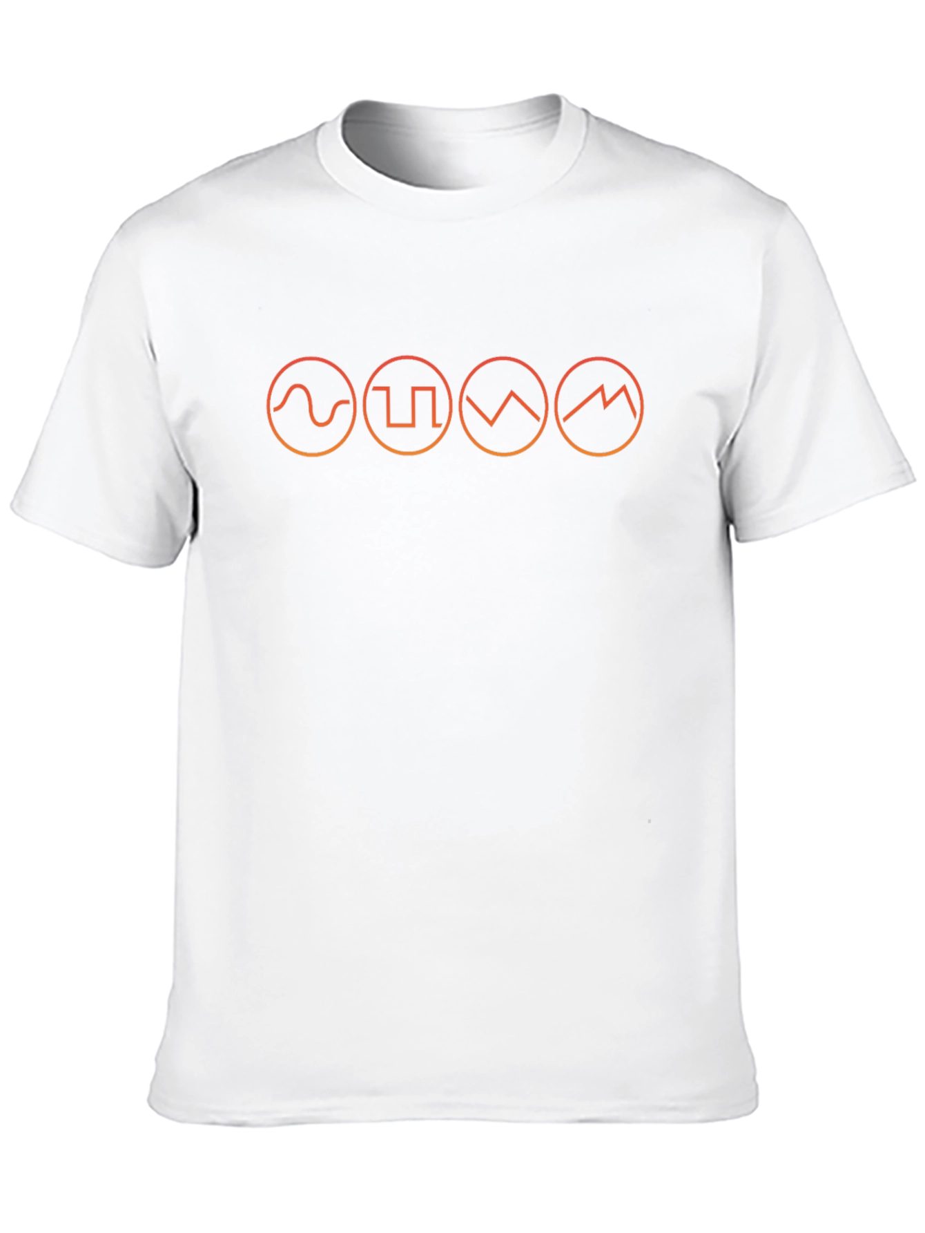Signal Wave Graphic Tee - Modern Synth T-Shirt