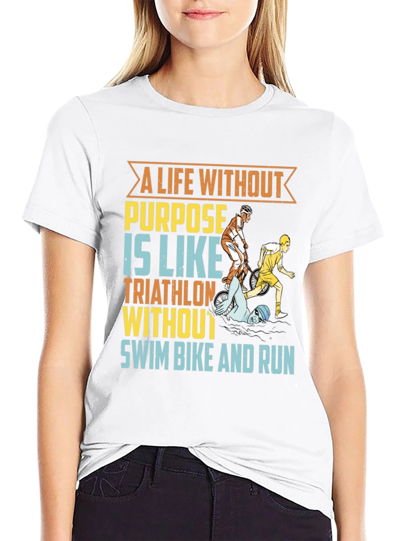 Triathlon T-Shirt - A Life Without Purpose Tee