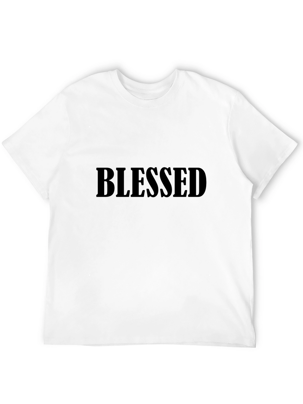 Blessed Black T-Shirt - Minimalist Design