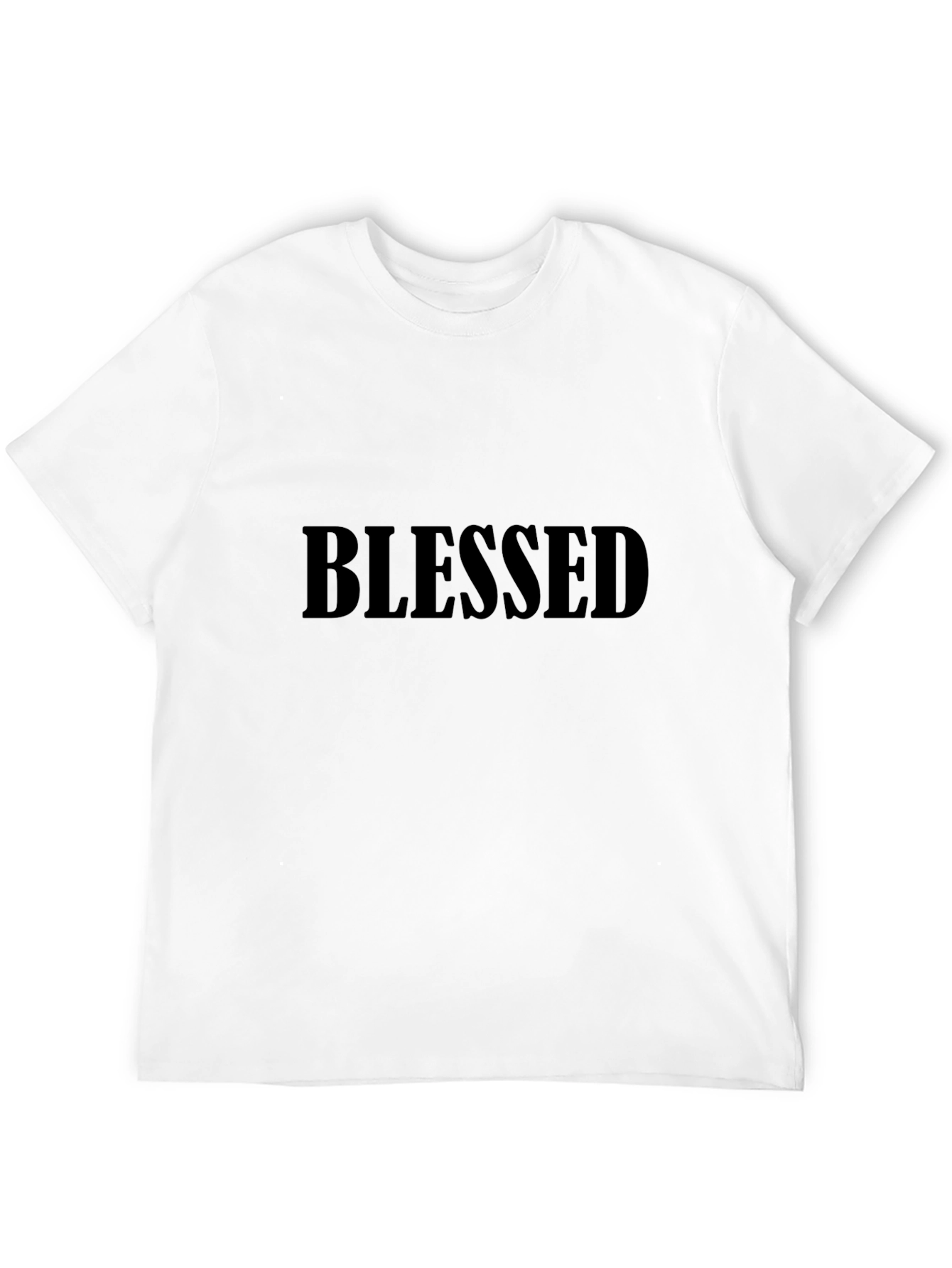 Blessed Black T-Shirt - Minimalist Design