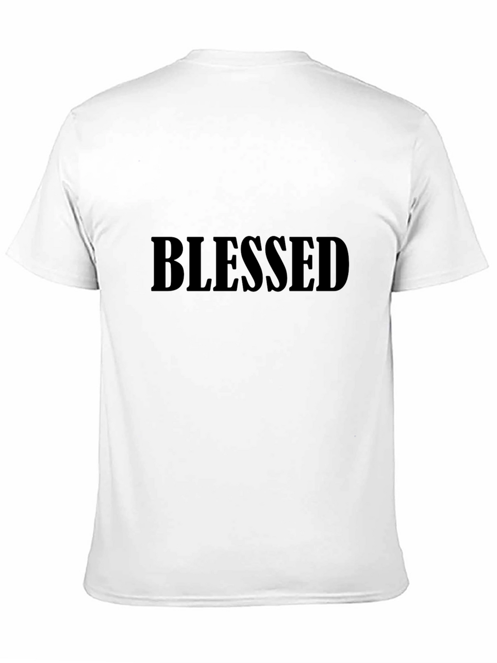 Blessed Black T-Shirt - Minimalist Design