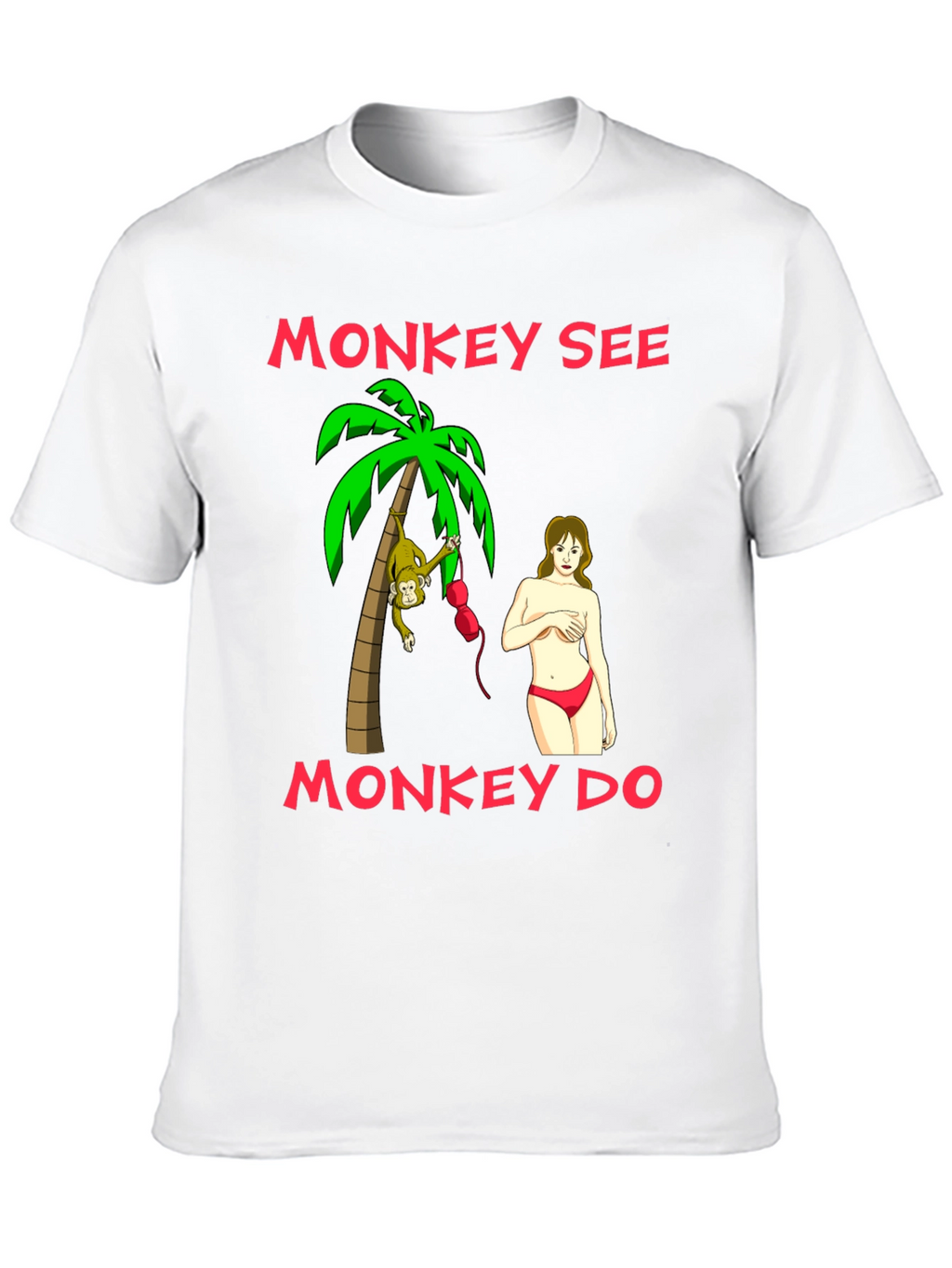 Monkey See Monkey Do Graphic T-Shirt