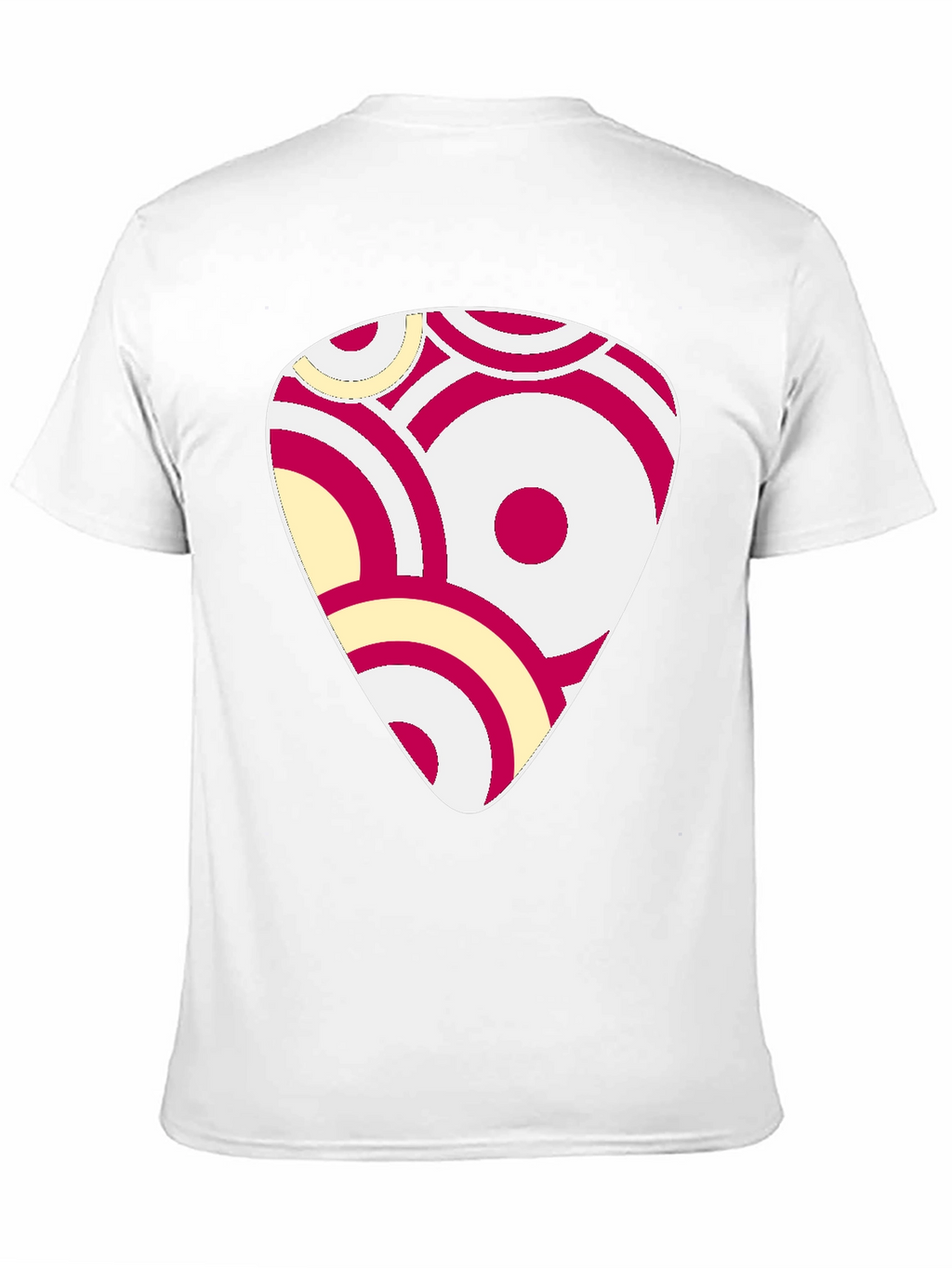 Abstract Graphic Print Black Cotton T-Shirt