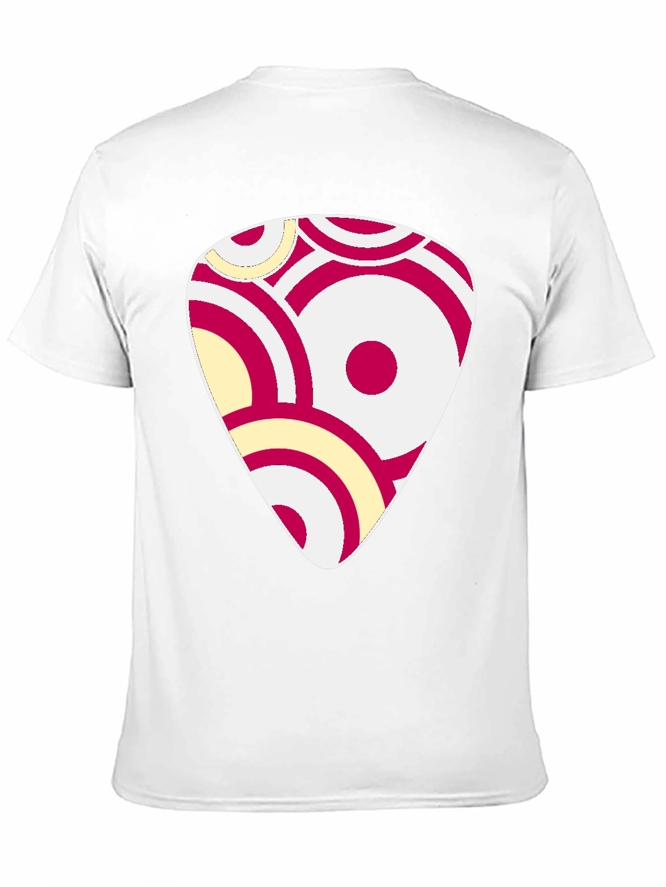 Abstract Graphic Print Black Cotton T-Shirt