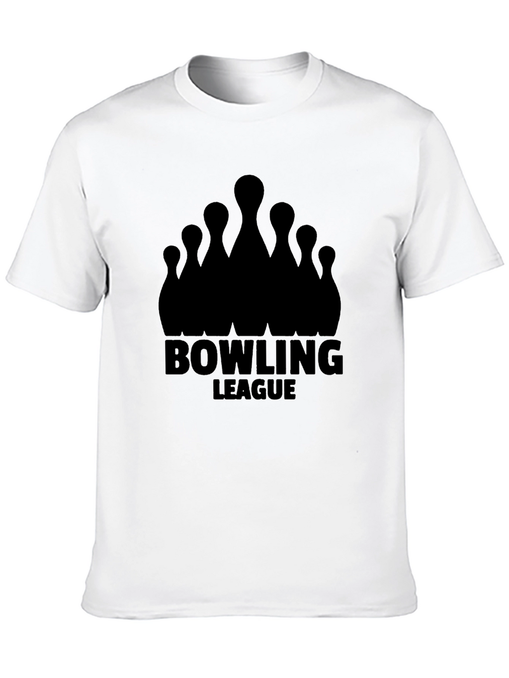 Bowling League Black T-Shirt