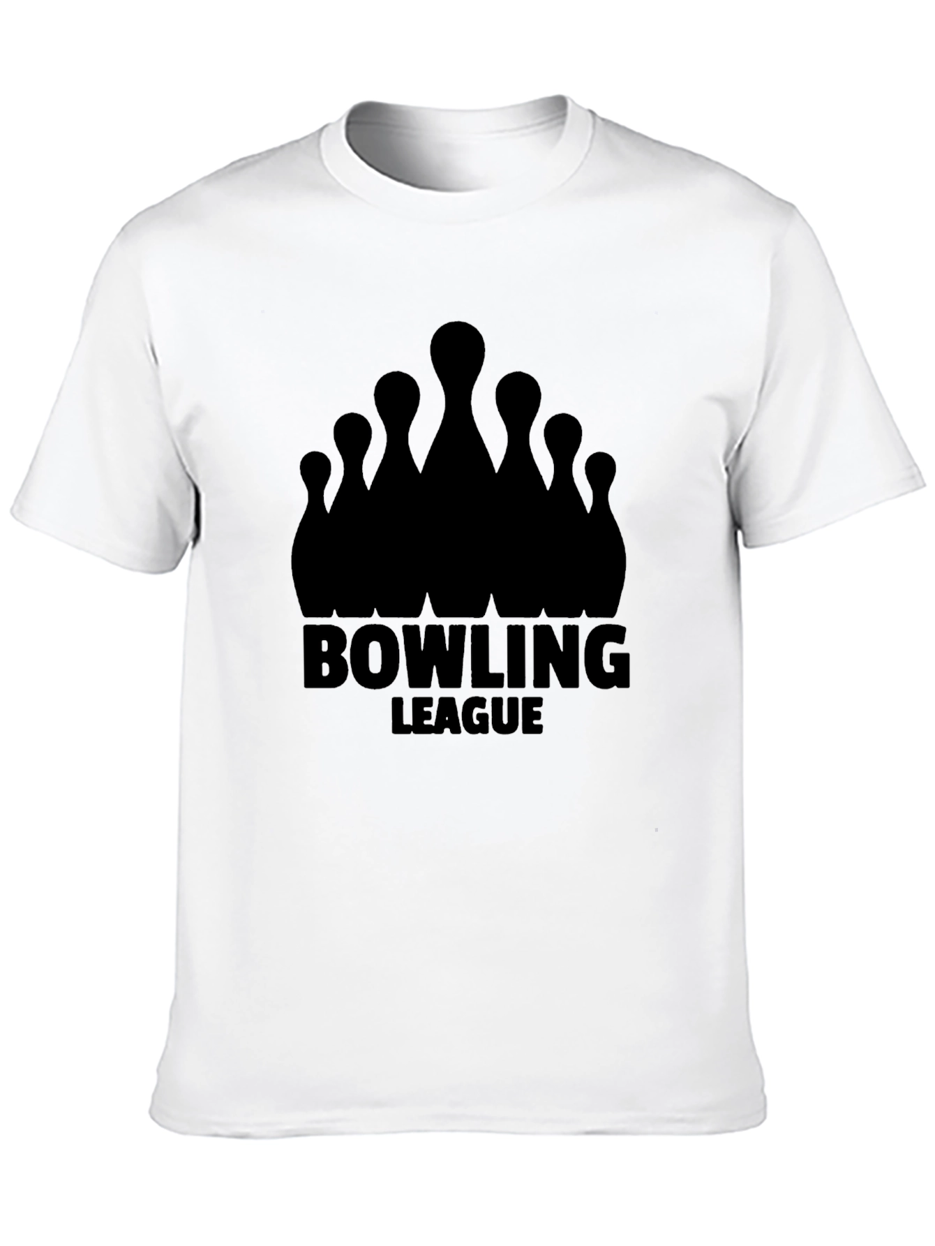 Bowling League Black T-Shirt