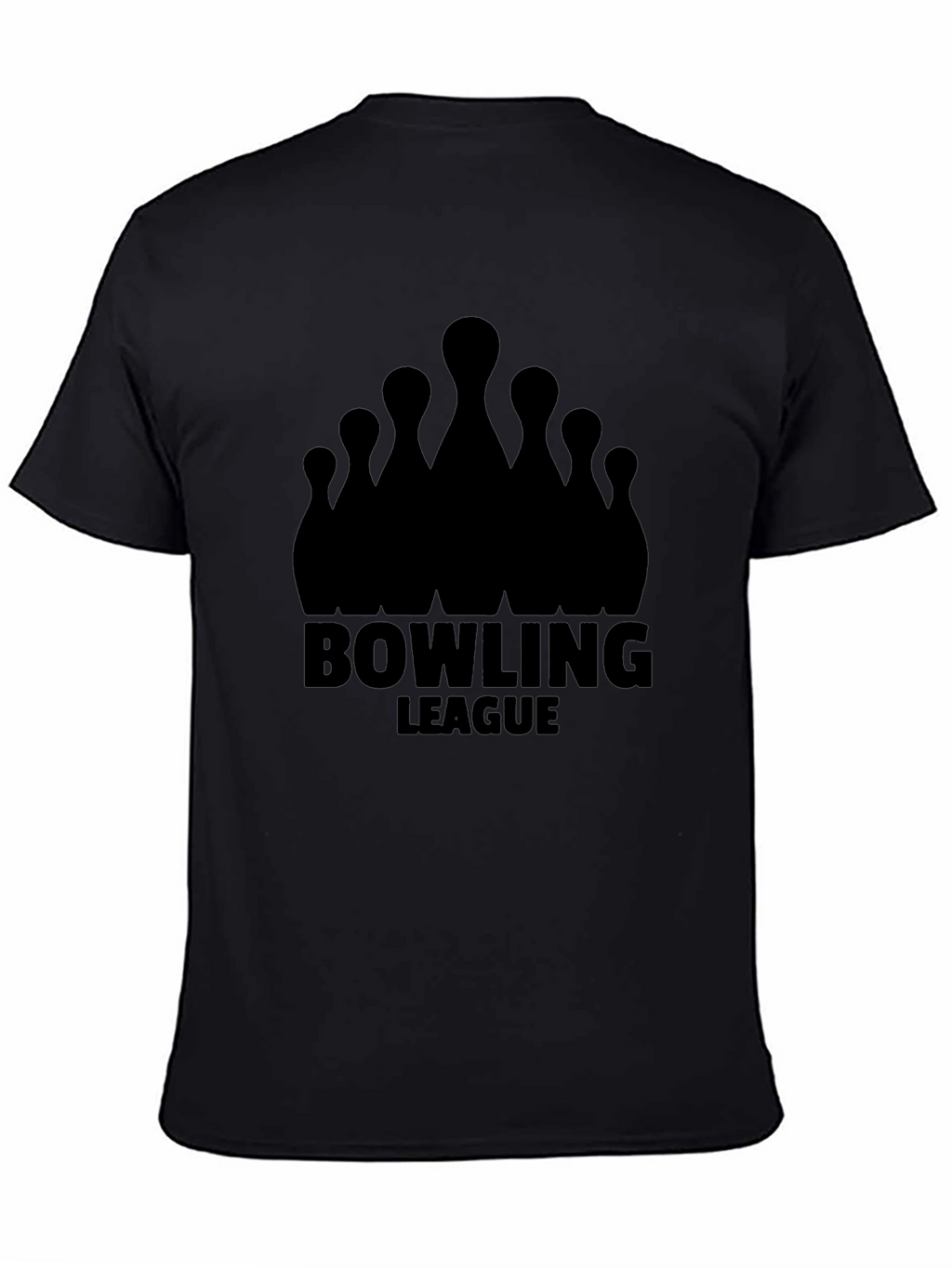 Bowling League Black T-Shirt
