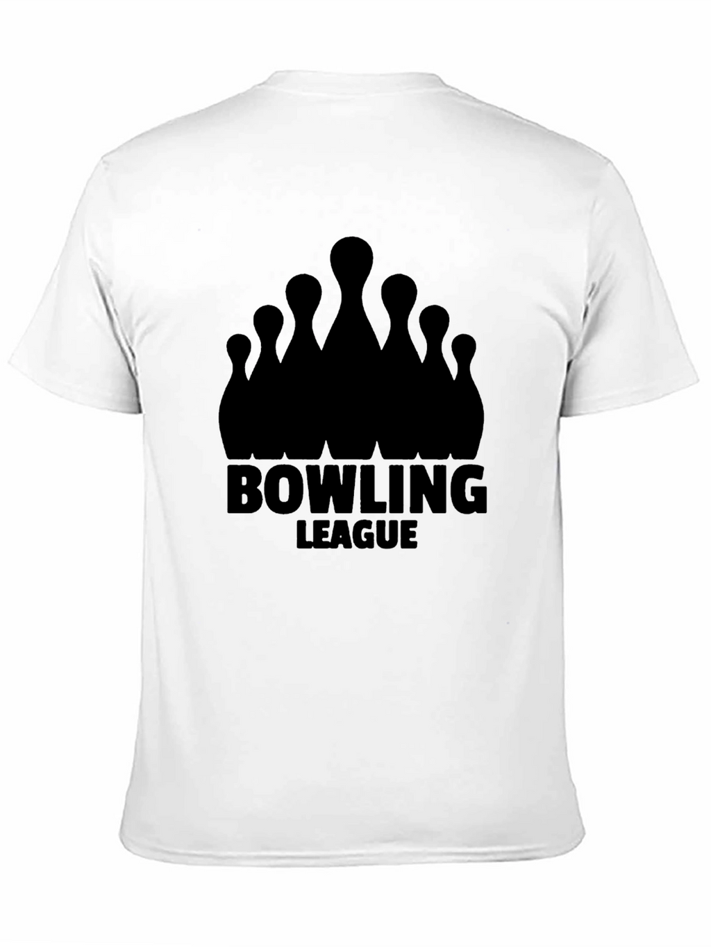Bowling League Black T-Shirt