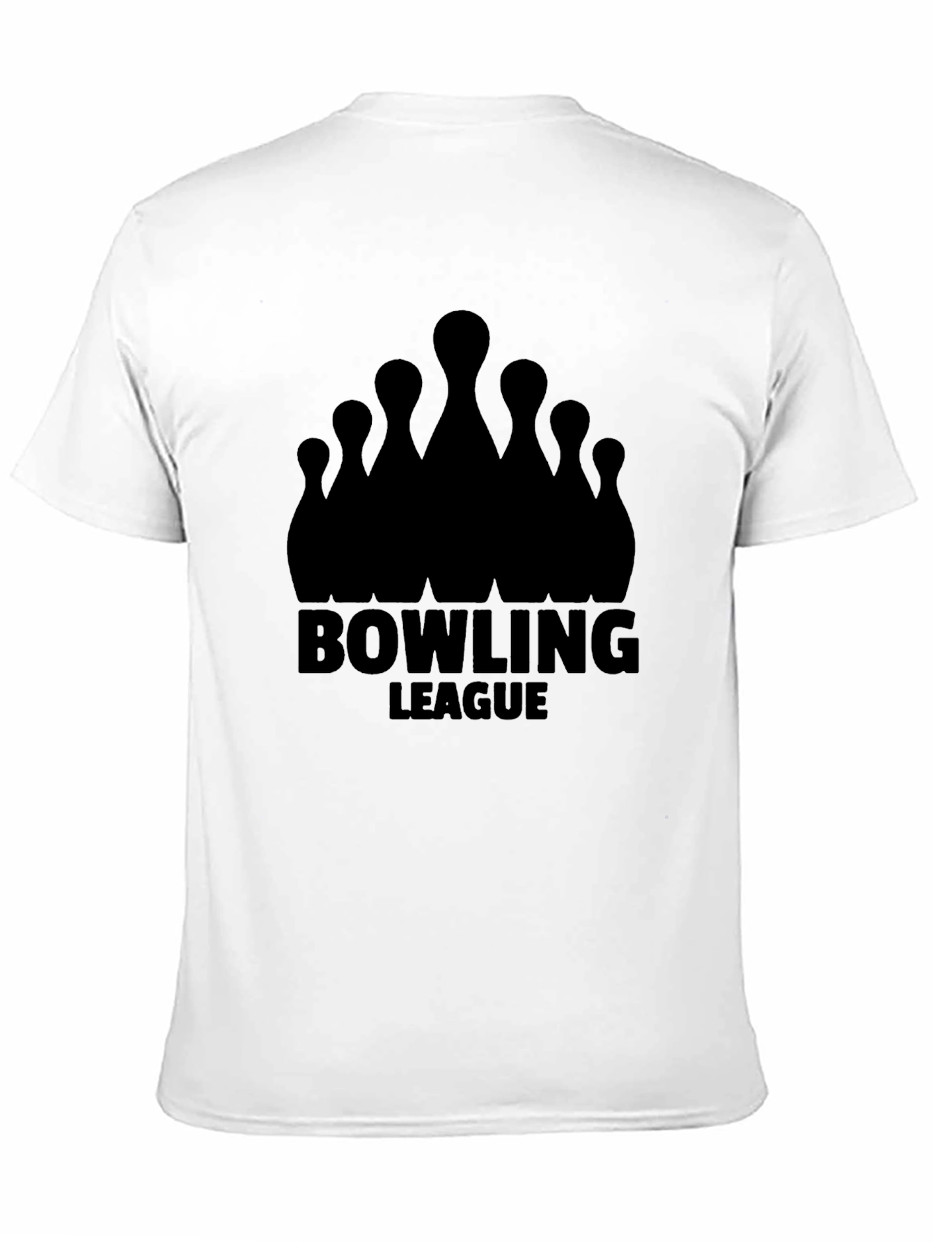 Bowling League Black T-Shirt