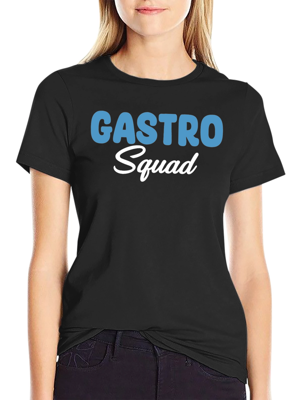 Gastro Squad T-Shirt - Black Crew Neck Tee