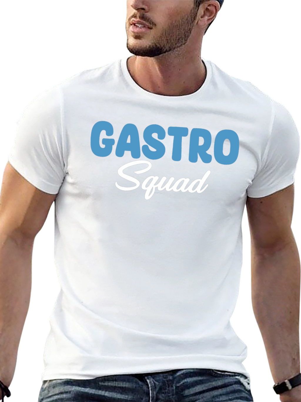 Gastro Squad T-Shirt - Black Crew Neck Tee