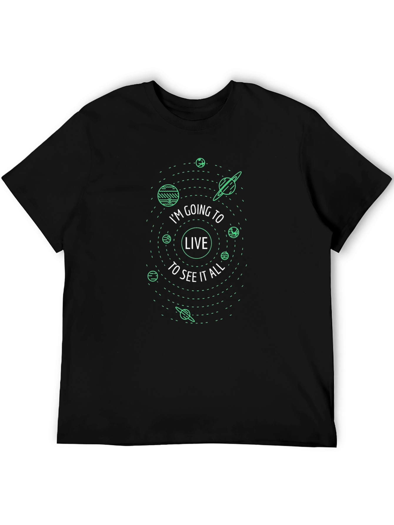 Cosmic Optimist Graphic Tee - Live to See It All