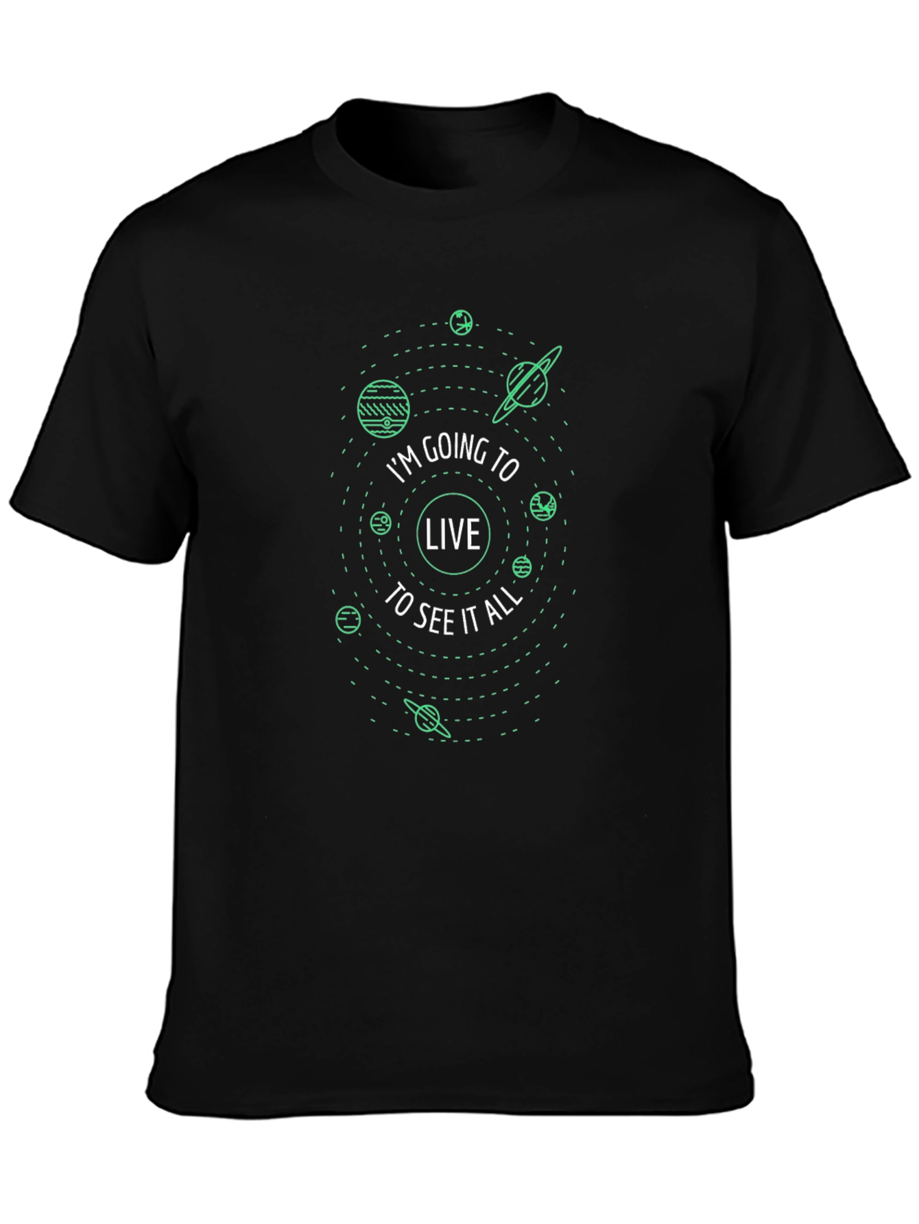 Cosmic Optimist Graphic Tee - Live to See It All