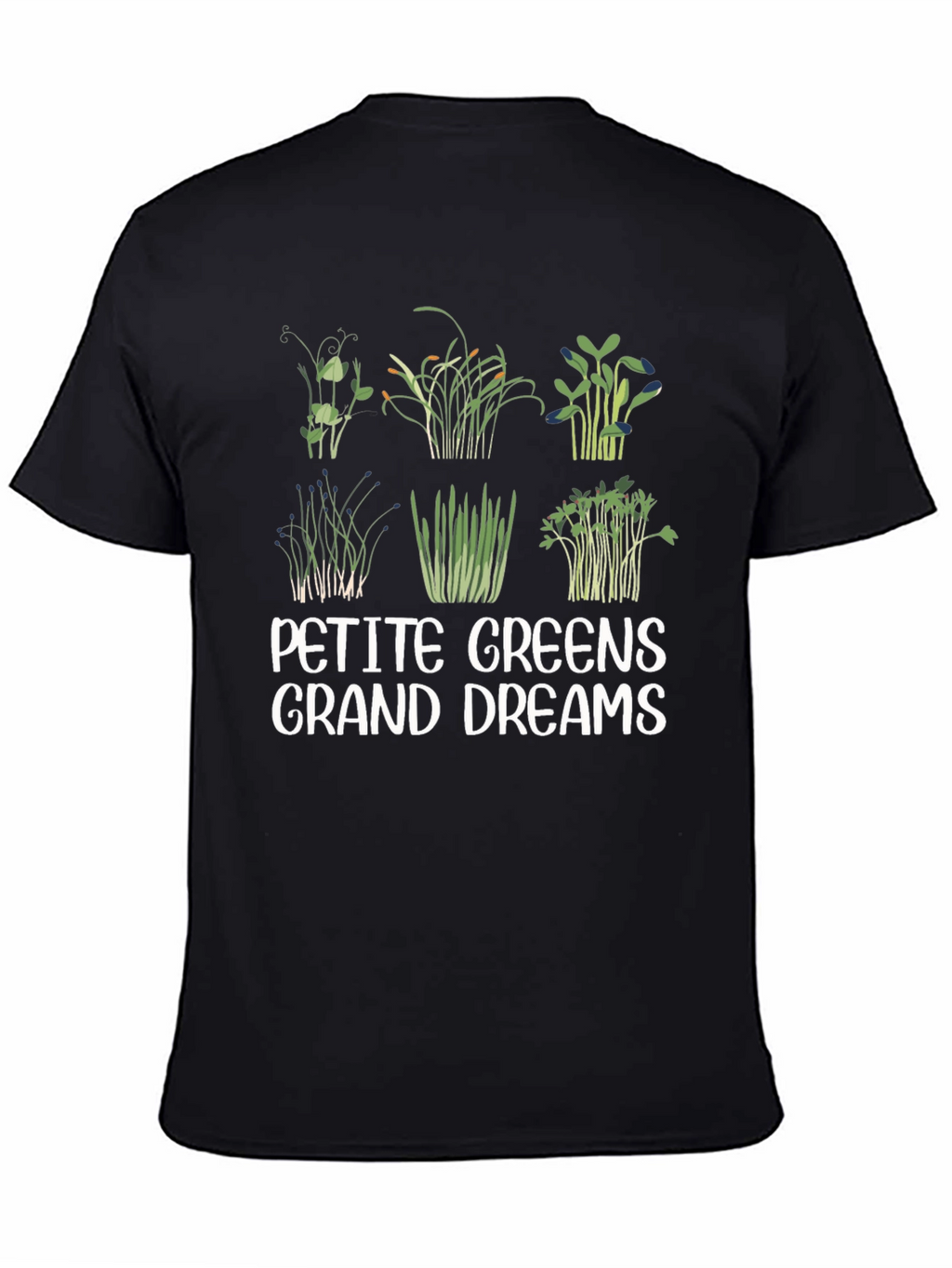Petite Greens Grand Dreams Graphic T-Shirt