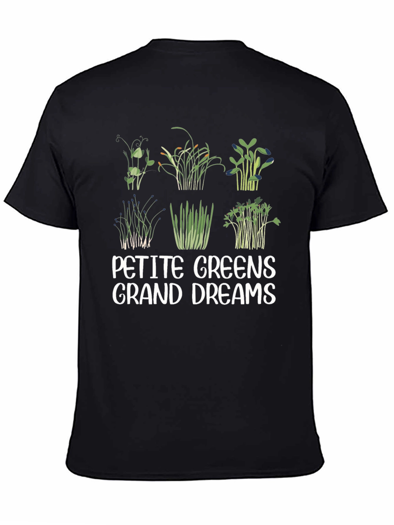 Petite Greens Grand Dreams Graphic T-Shirt