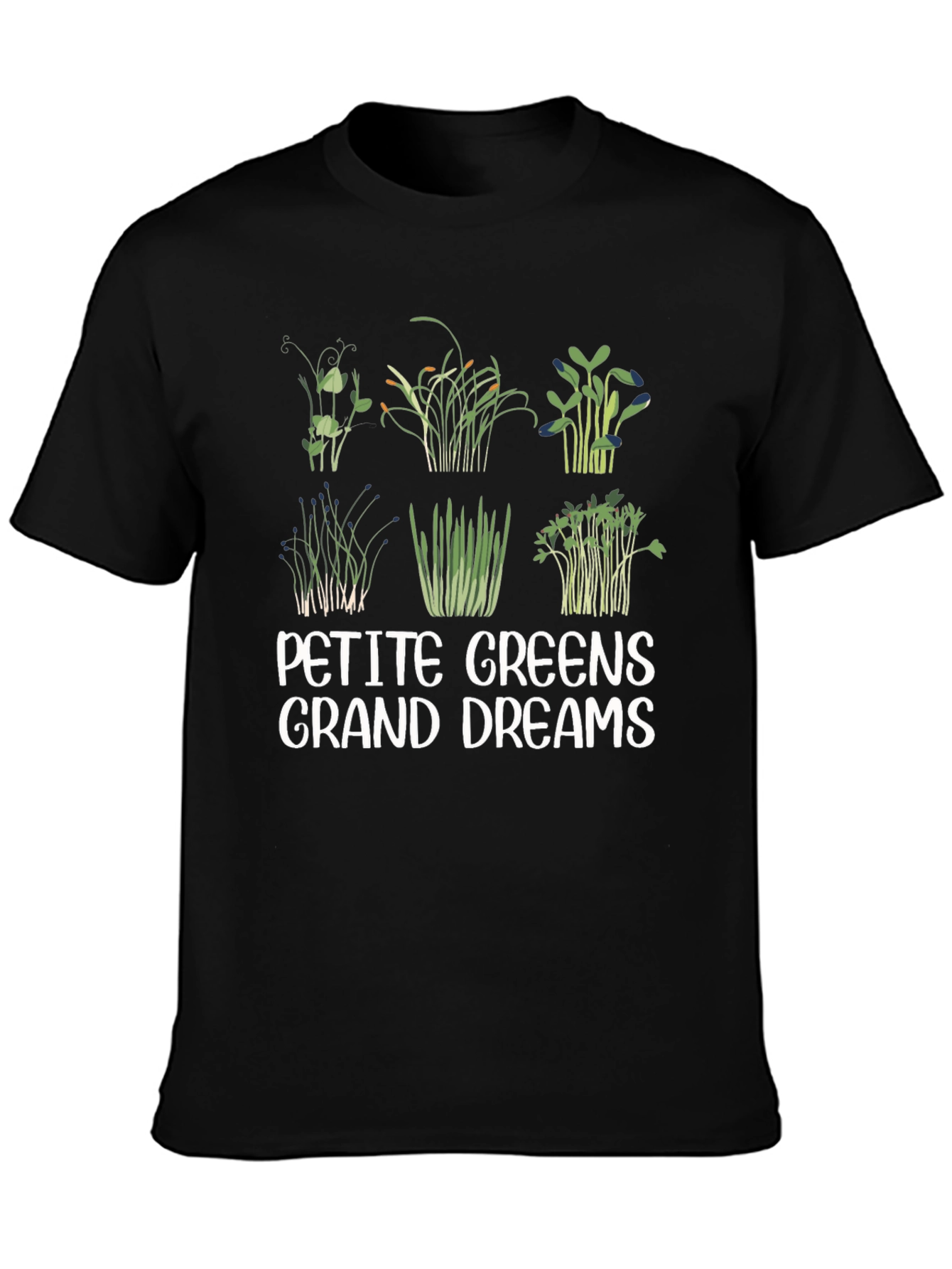 Petite Greens Grand Dreams Graphic T-Shirt