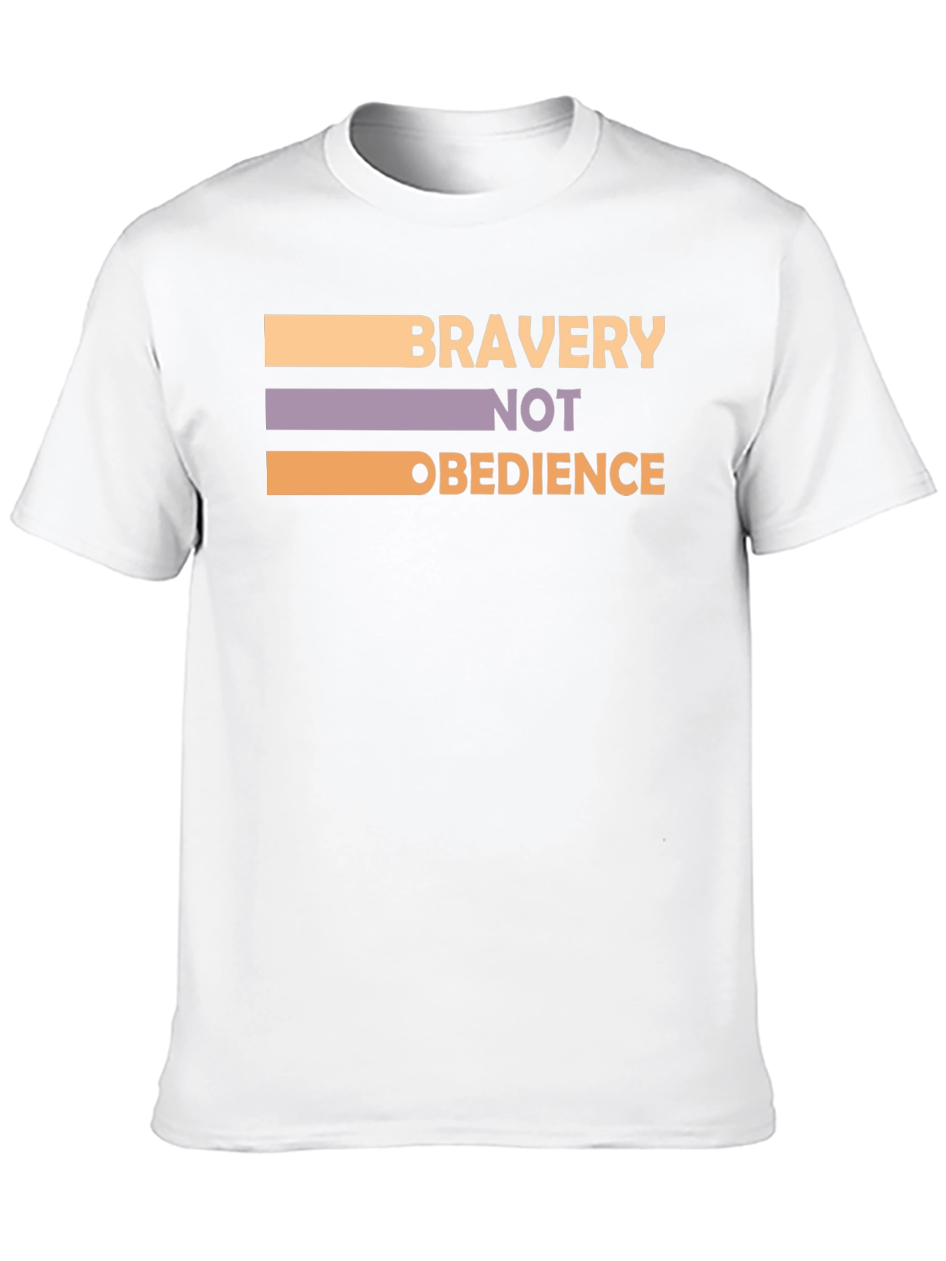 Bravery Not Obedience T-Shirt - Bold Statement Tee