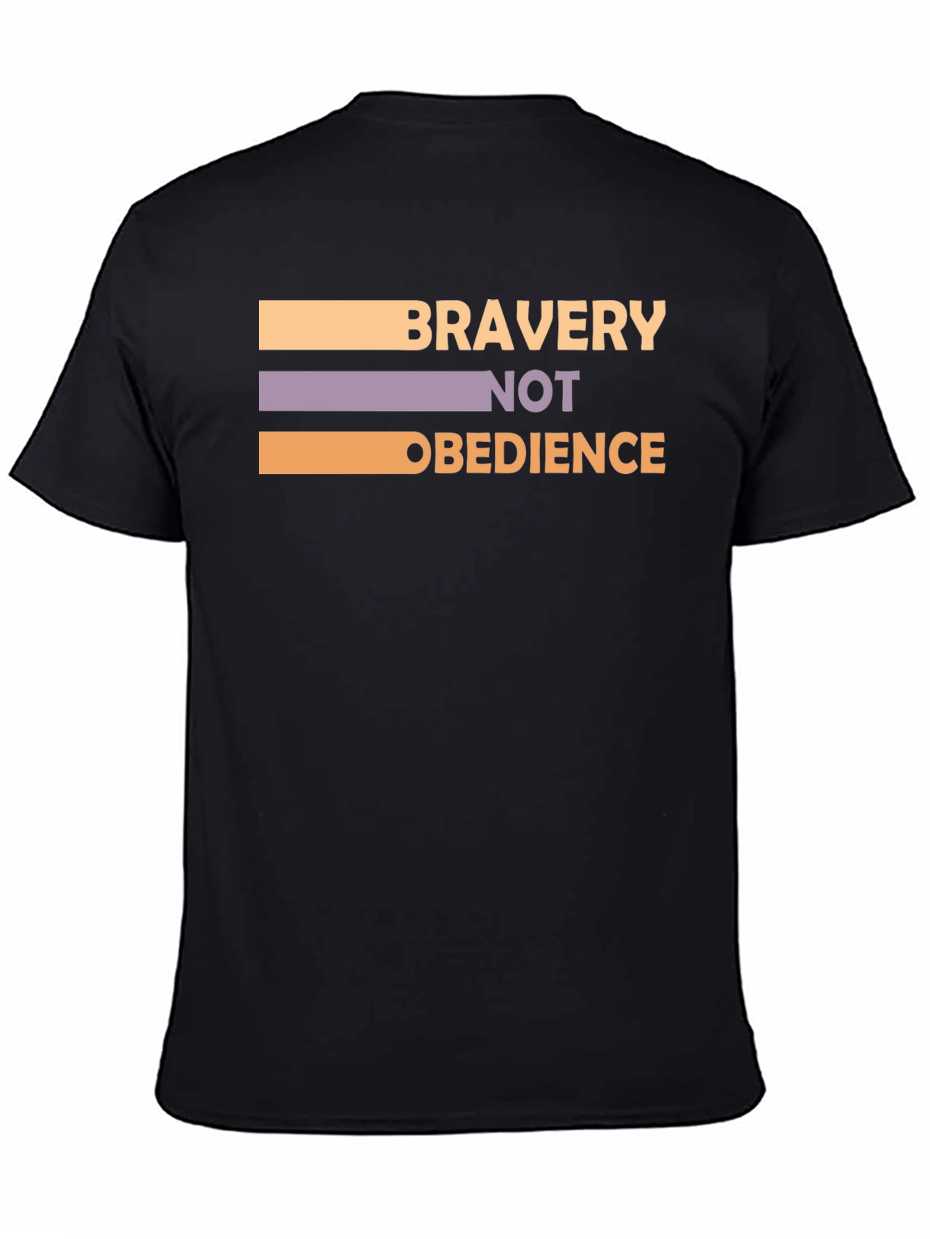 Bravery Not Obedience T-Shirt - Bold Statement Tee