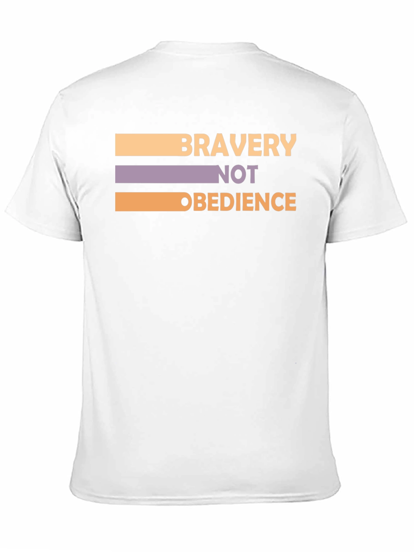 Bravery Not Obedience T-Shirt - Bold Statement Tee