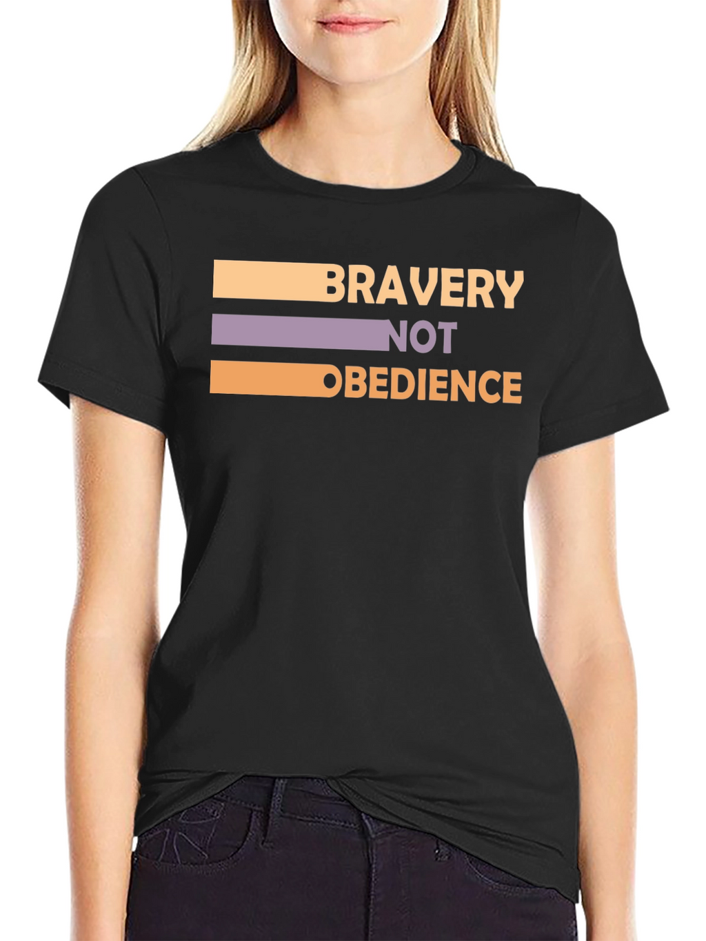 Bravery Not Obedience T-Shirt - Bold Statement Tee