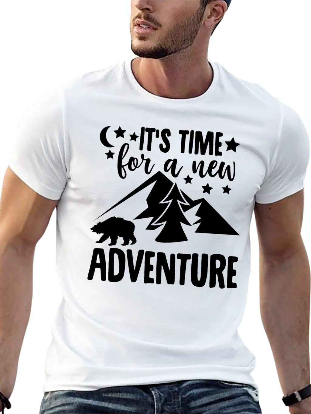 Adventure Time Black Graphic Tee