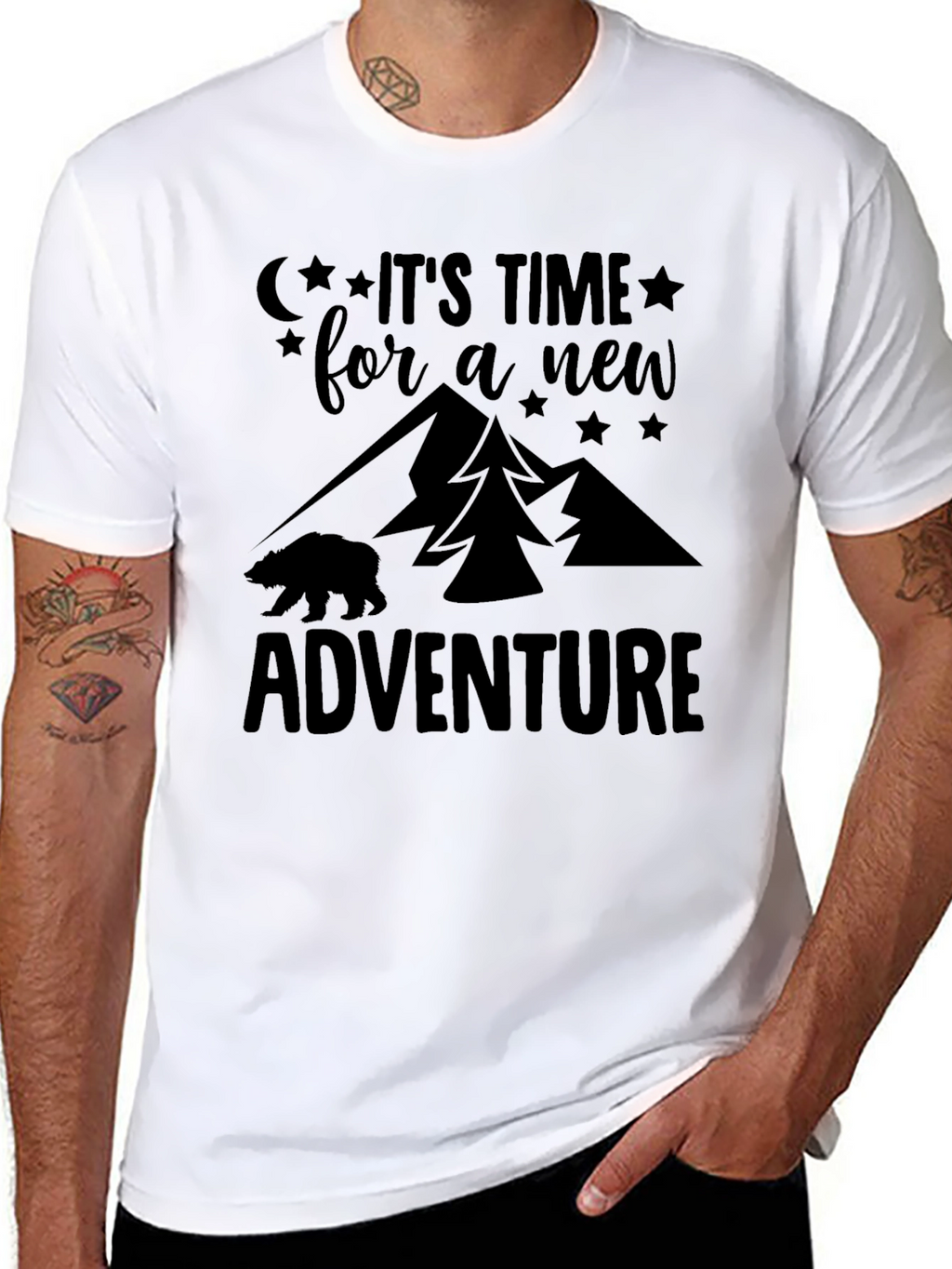 Adventure Time Black Graphic Tee