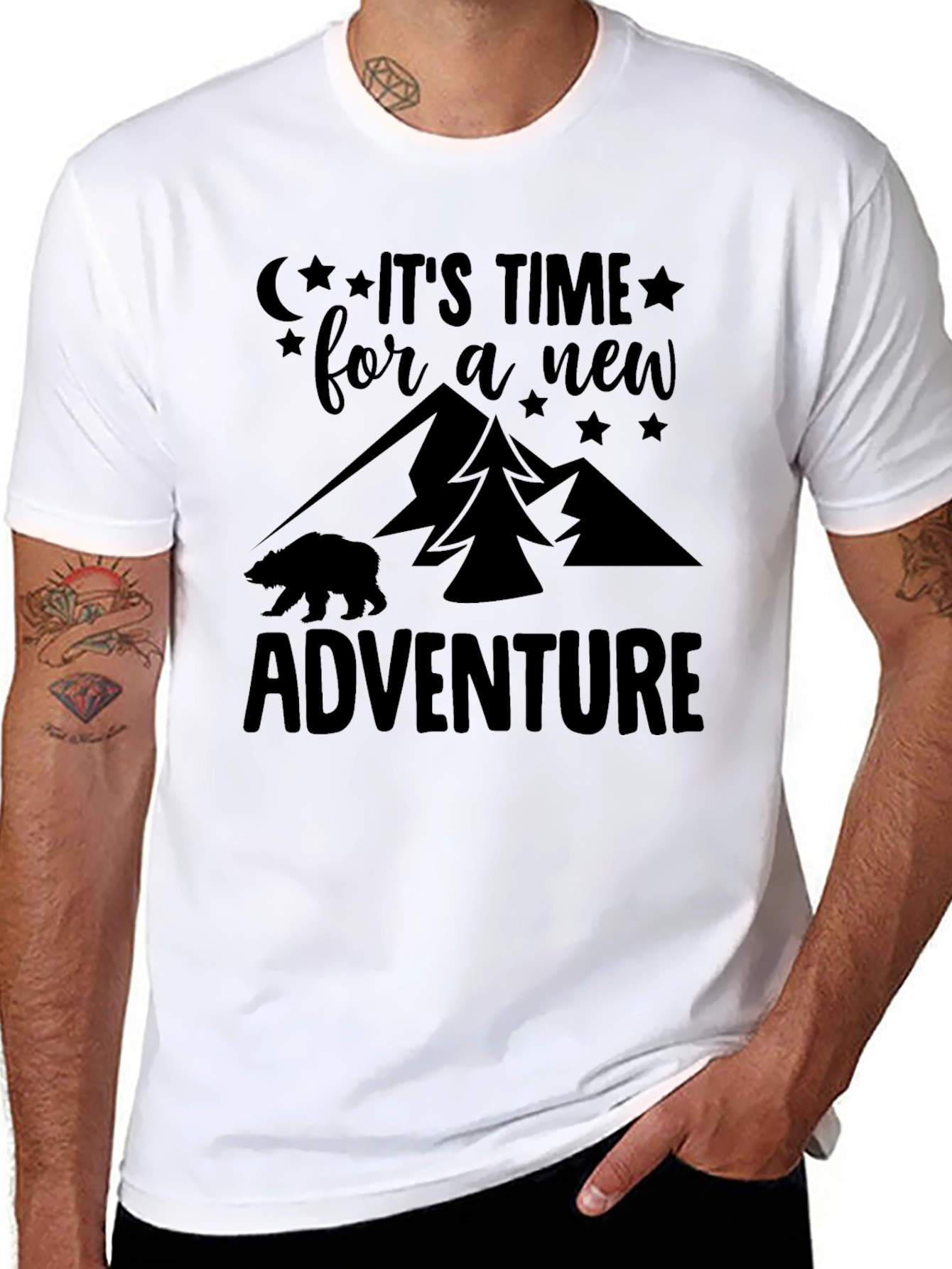 Adventure Time Black Graphic Tee