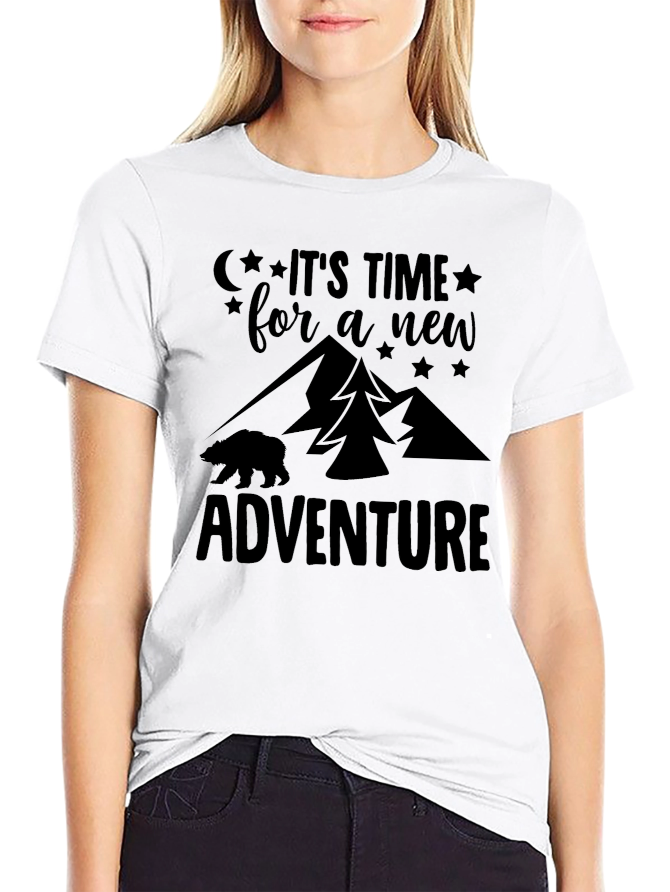 Adventure Time Black Graphic Tee