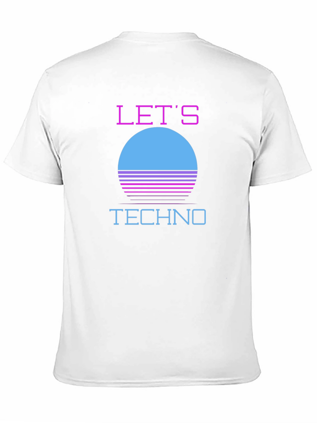 Retro Lets Techno T-Shirt - 80s Inspired Design