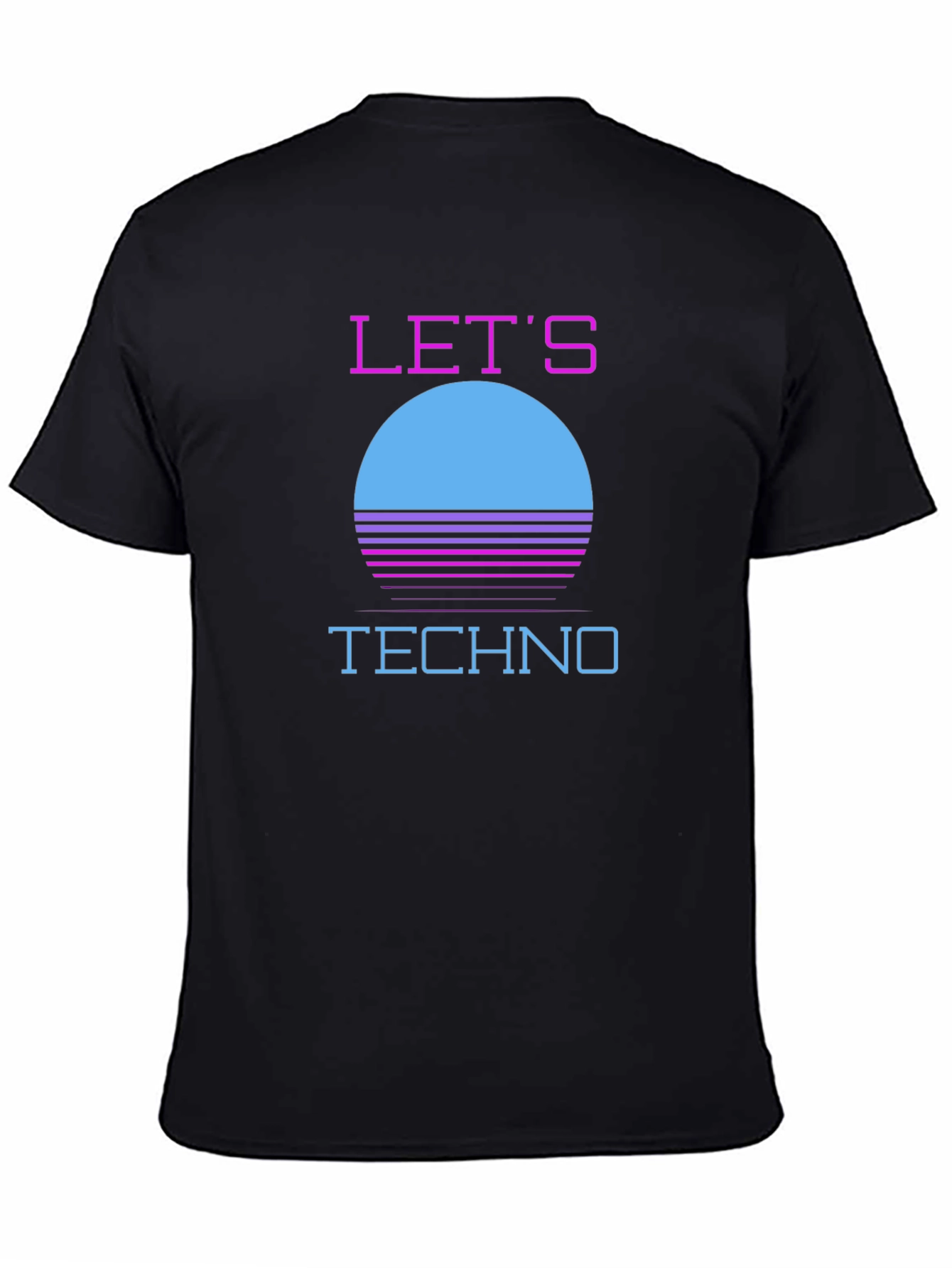 Retro Lets Techno T-Shirt - 80s Inspired Design