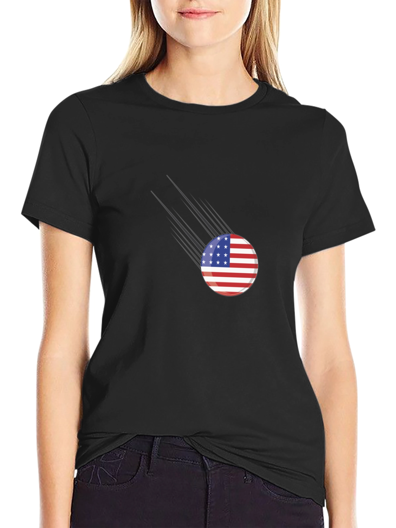 American Flag Comet T-Shirt