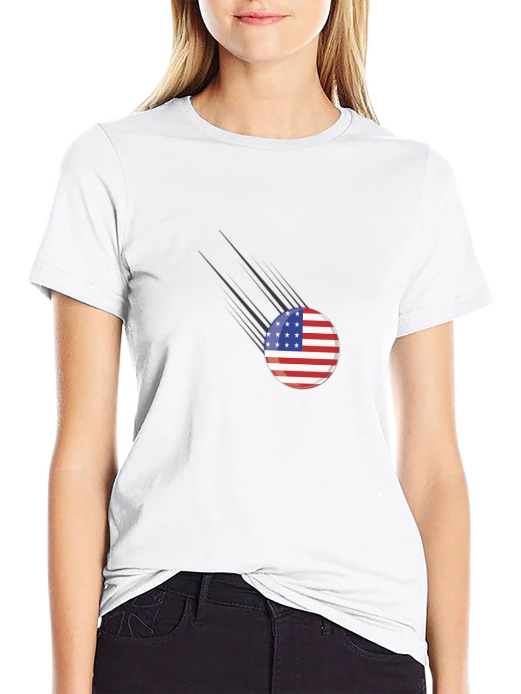 American Flag Comet T-Shirt