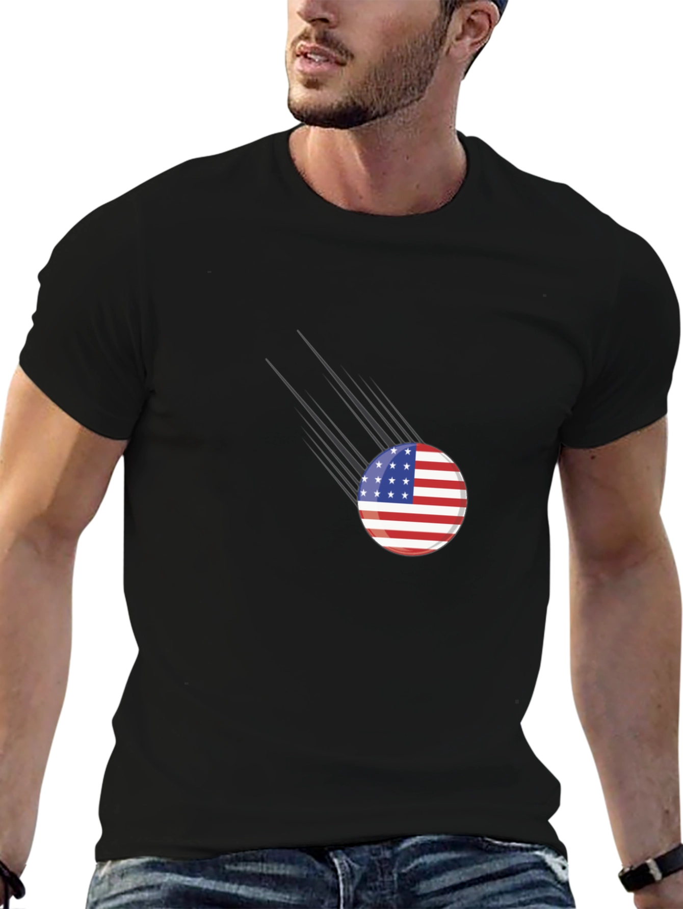 American Flag Comet T-Shirt