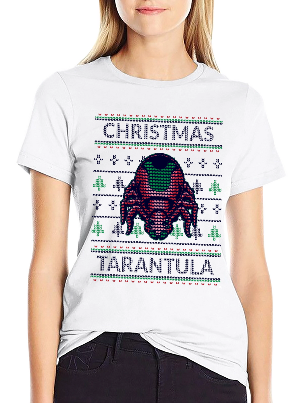 Christmas Tarantula Ugly Sweater T-Shirt