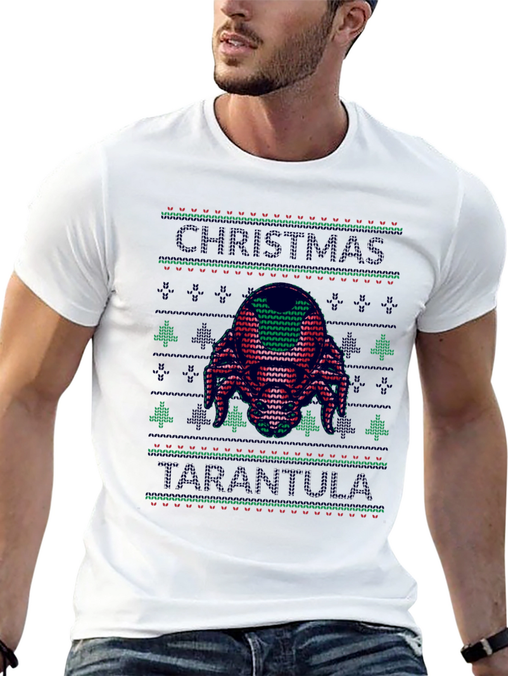 Christmas Tarantula Ugly Sweater T-Shirt
