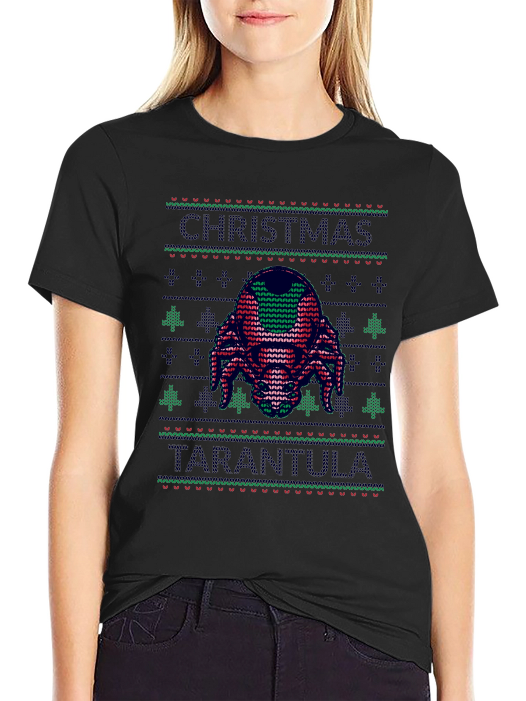 Christmas Tarantula Ugly Sweater T-Shirt