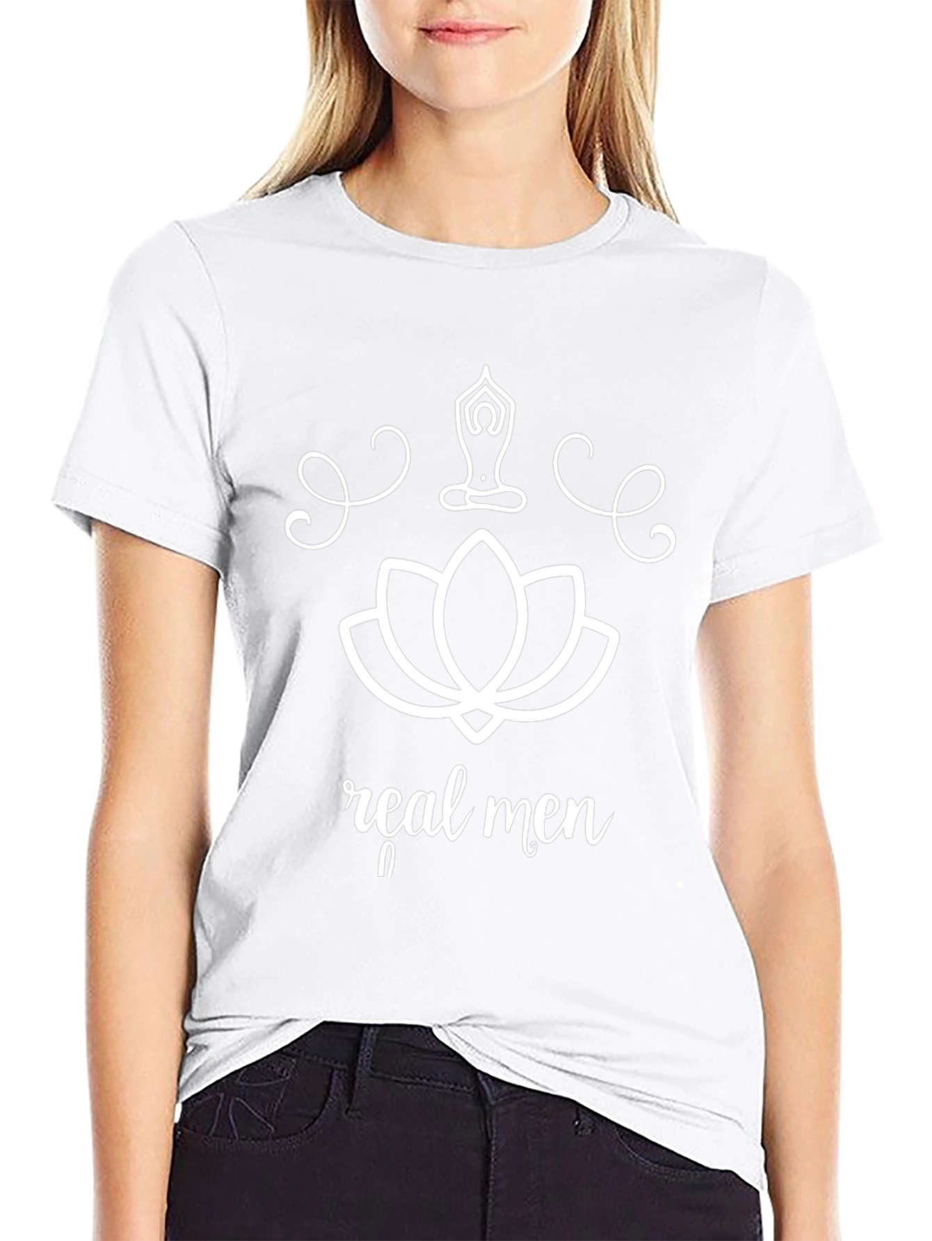 Real Men Do Yoga Black T-Shirt