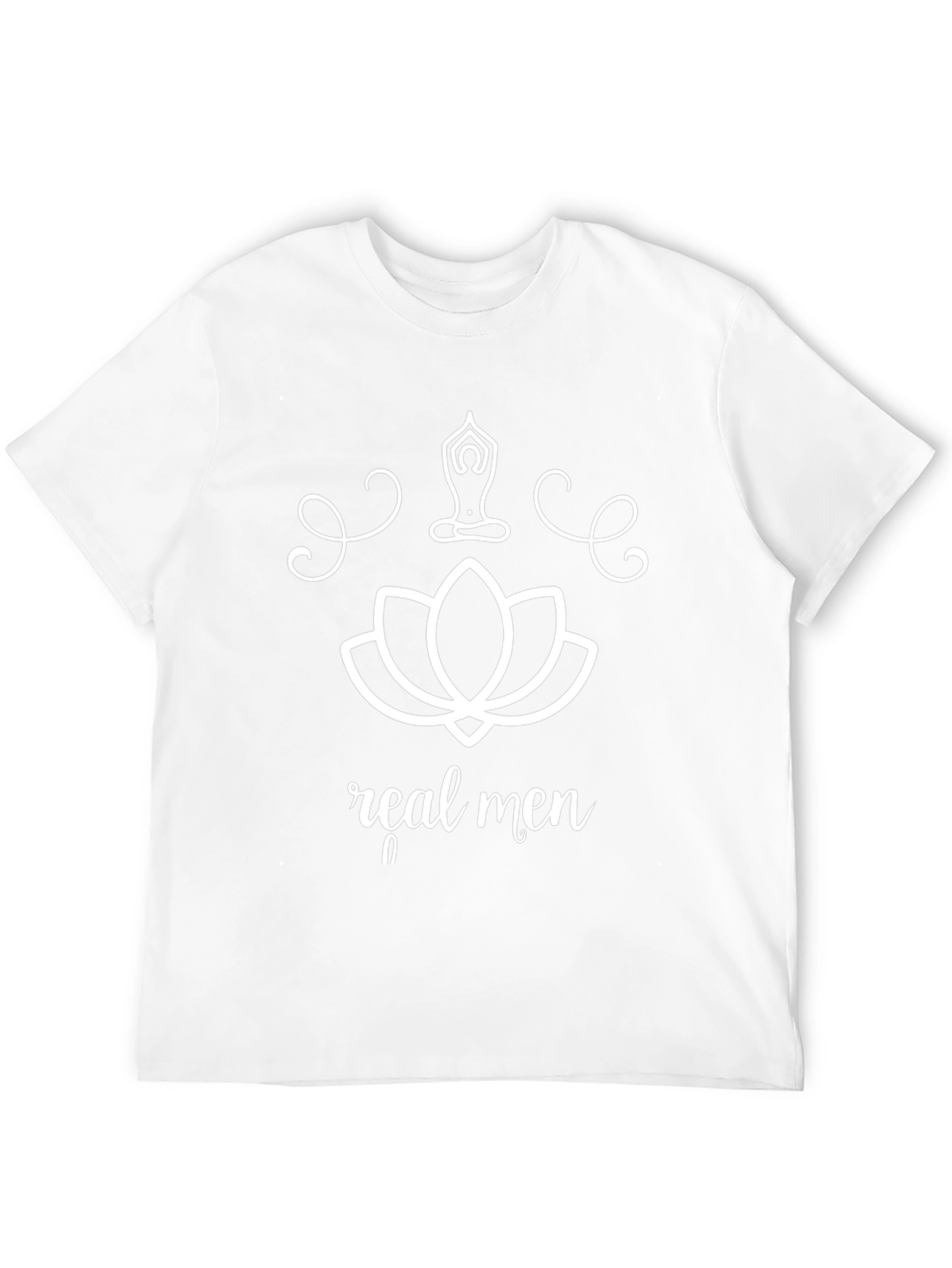 Real Men Do Yoga Black T-Shirt