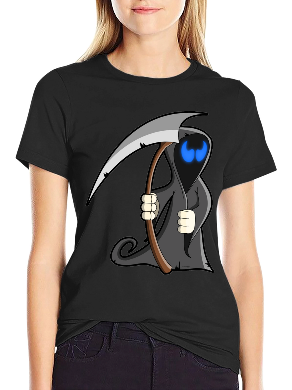 Grim Reaper T-Shirt - Mens Black Graphic Tee